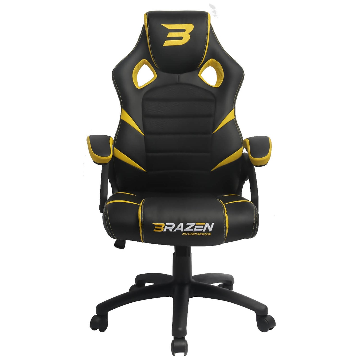 BraZen Puma PC Gaming Chair - Yellow