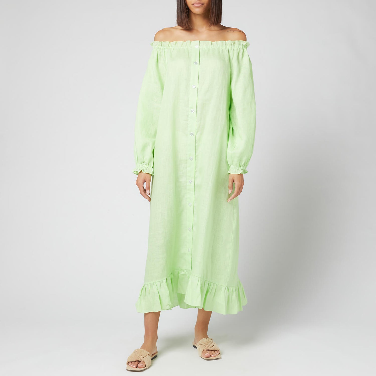 Sleeper Women's Loungewear Dress - Lime - One Size