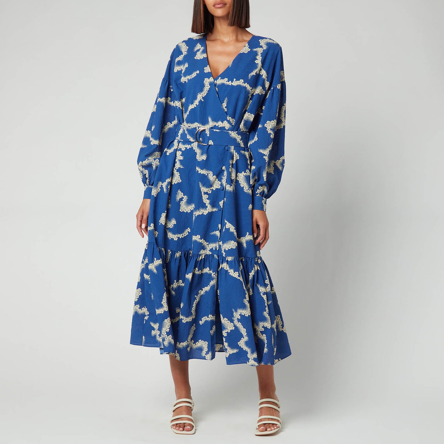 Ted Baker Women's Oapall Oversized Wrap Dress - Mid-Blue