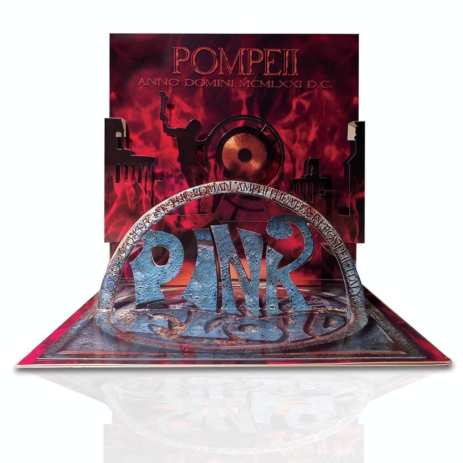 Pink Floyd Live In Pompeii - Anno Domini MCMLXXI - Set de Vinyles Super Deluxe (Gatefold Pop Up Purple Splatter 2LP Set)