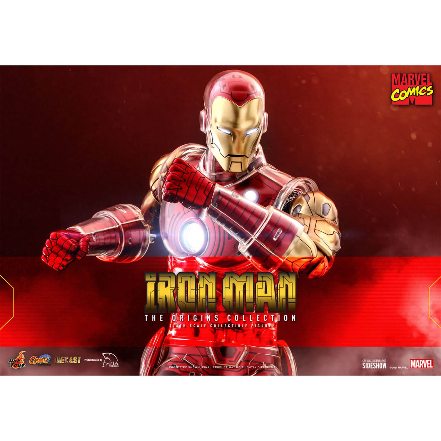 Hot Toys Marvel Iron Man 1:6 Schaalfiguur De Origins Collectie