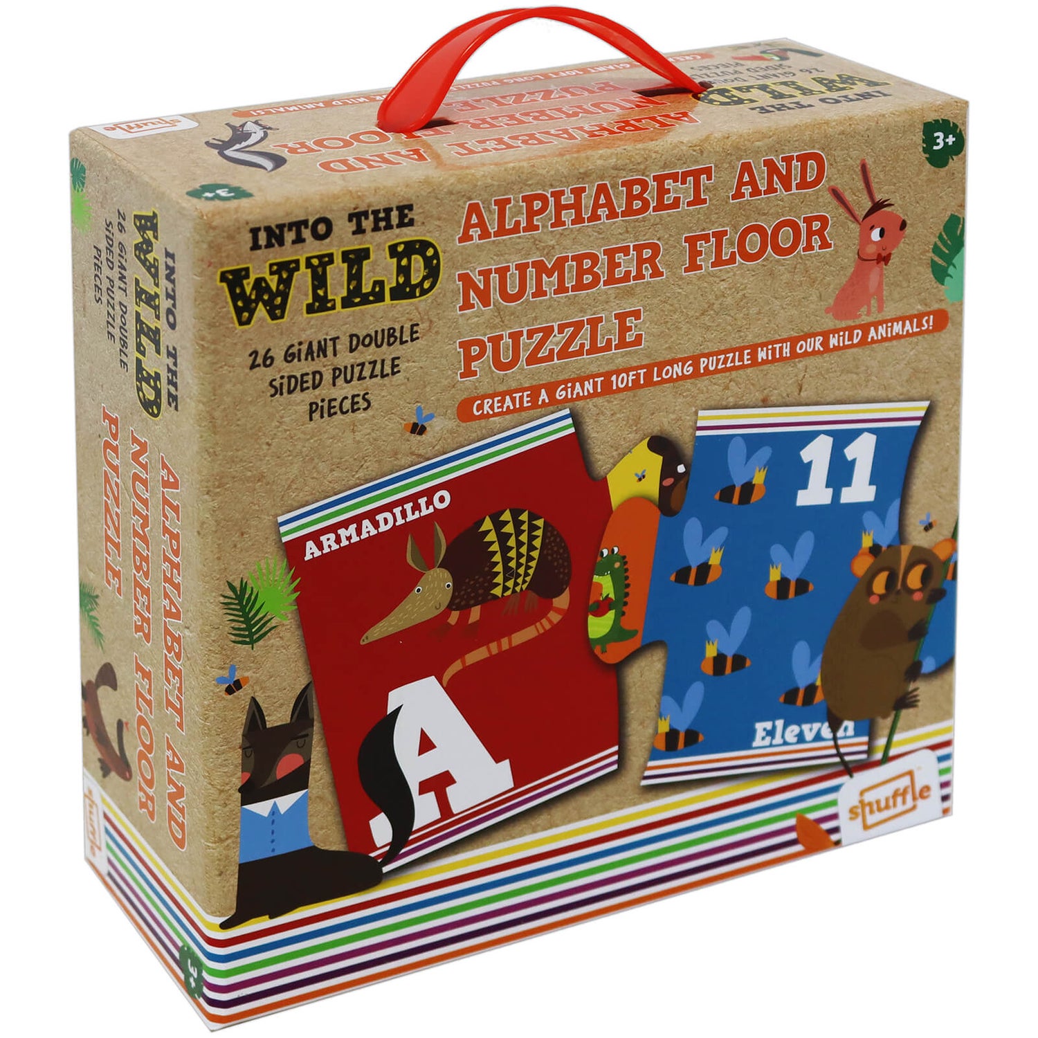 Shuffle - Into the Wild - Alphabet & Number Floor Puzzle