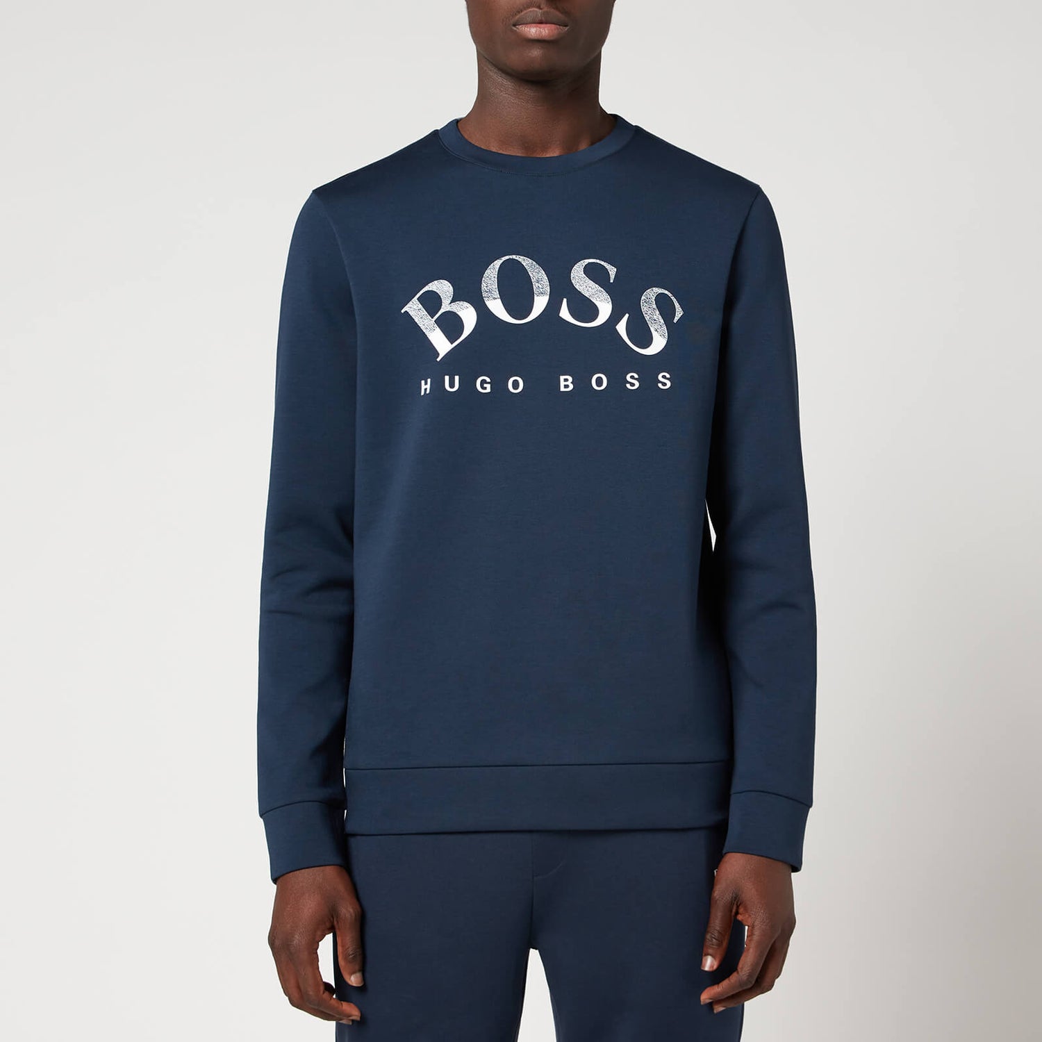 BOSS Athleisure Men's Salbo 1 Sweatshirt - Navy - XL