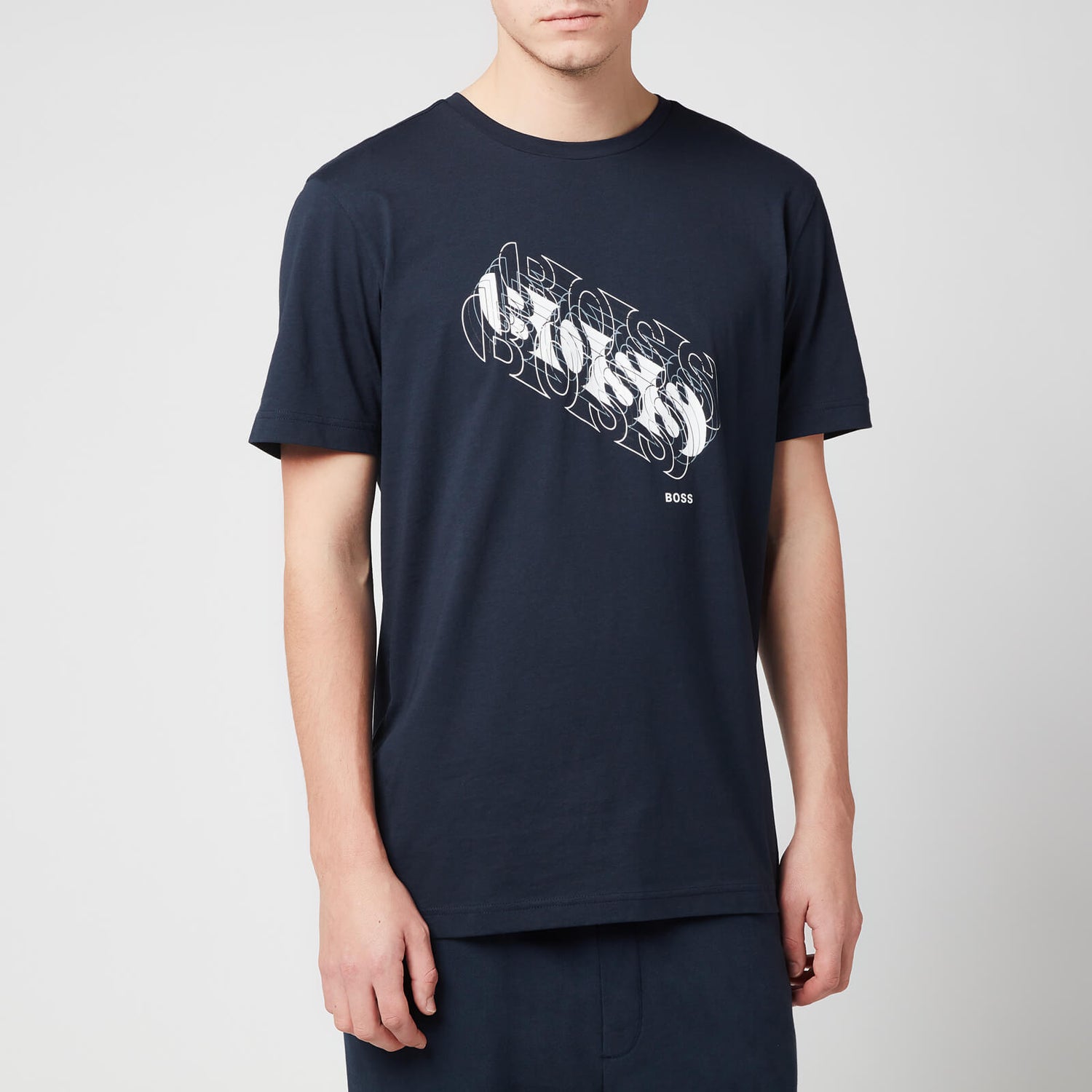 BOSS Athleisure Men's Logo 3 T-Shirt - Navy