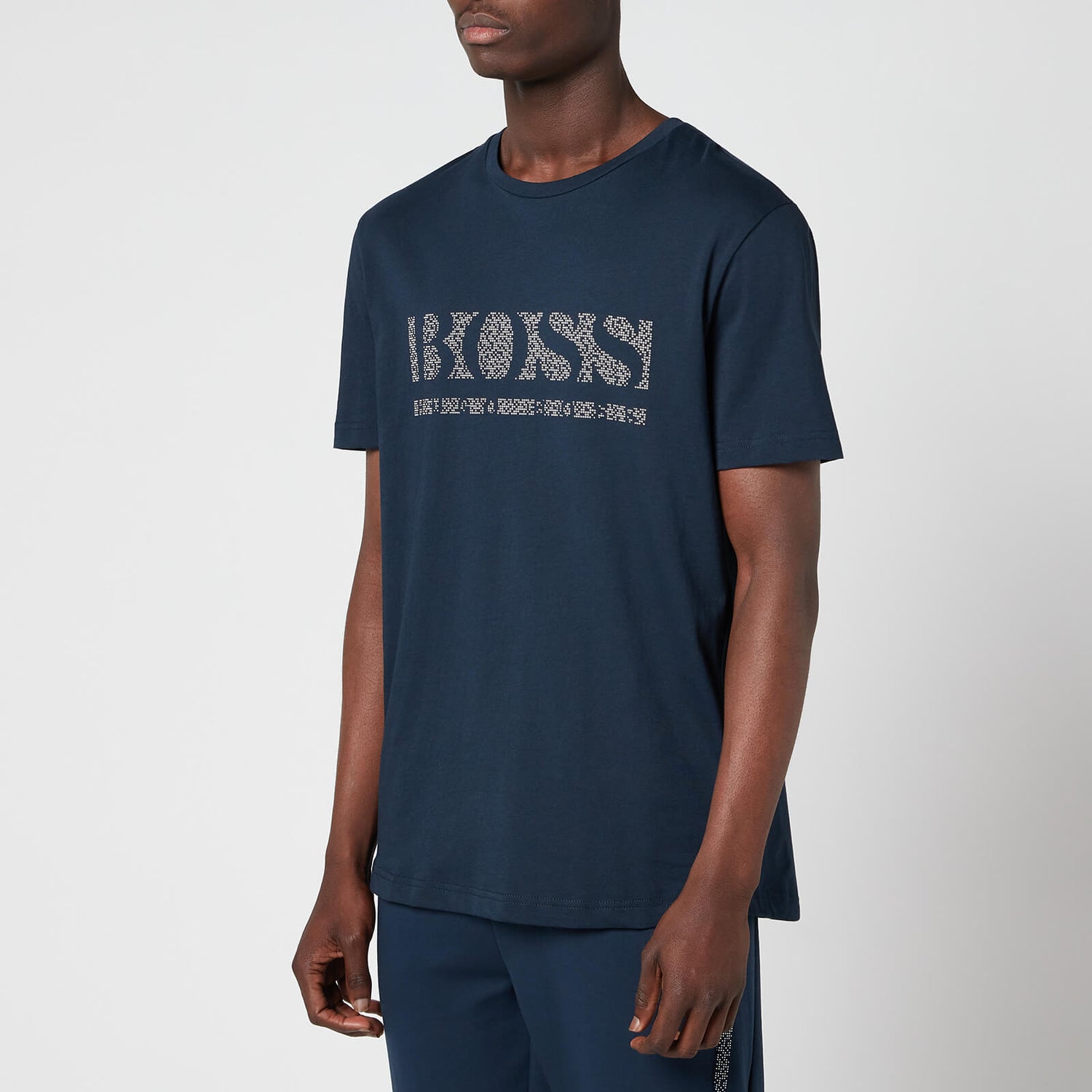 BOSS Green Men's Pixel 1 T-Shirt - Navy - S