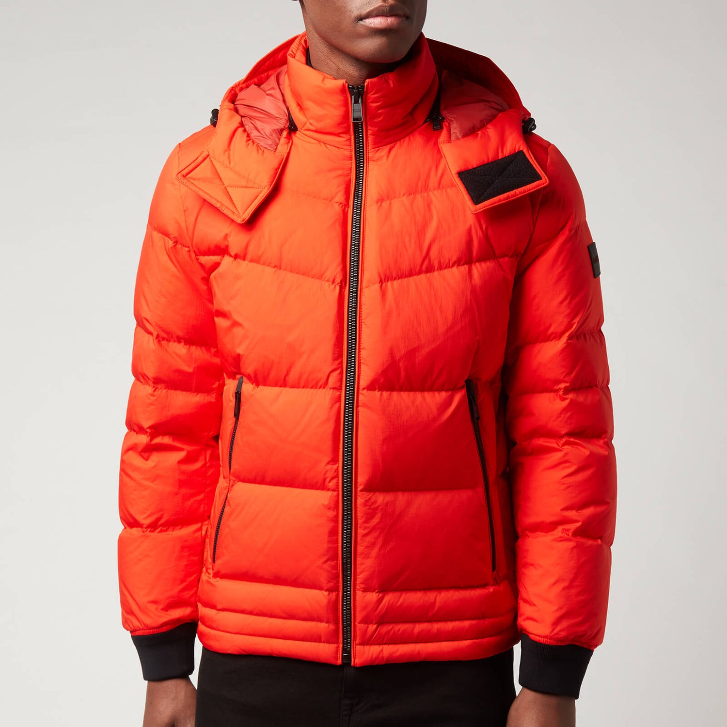 BOSS Casual Men's Out Jacket - Bright Orange - S