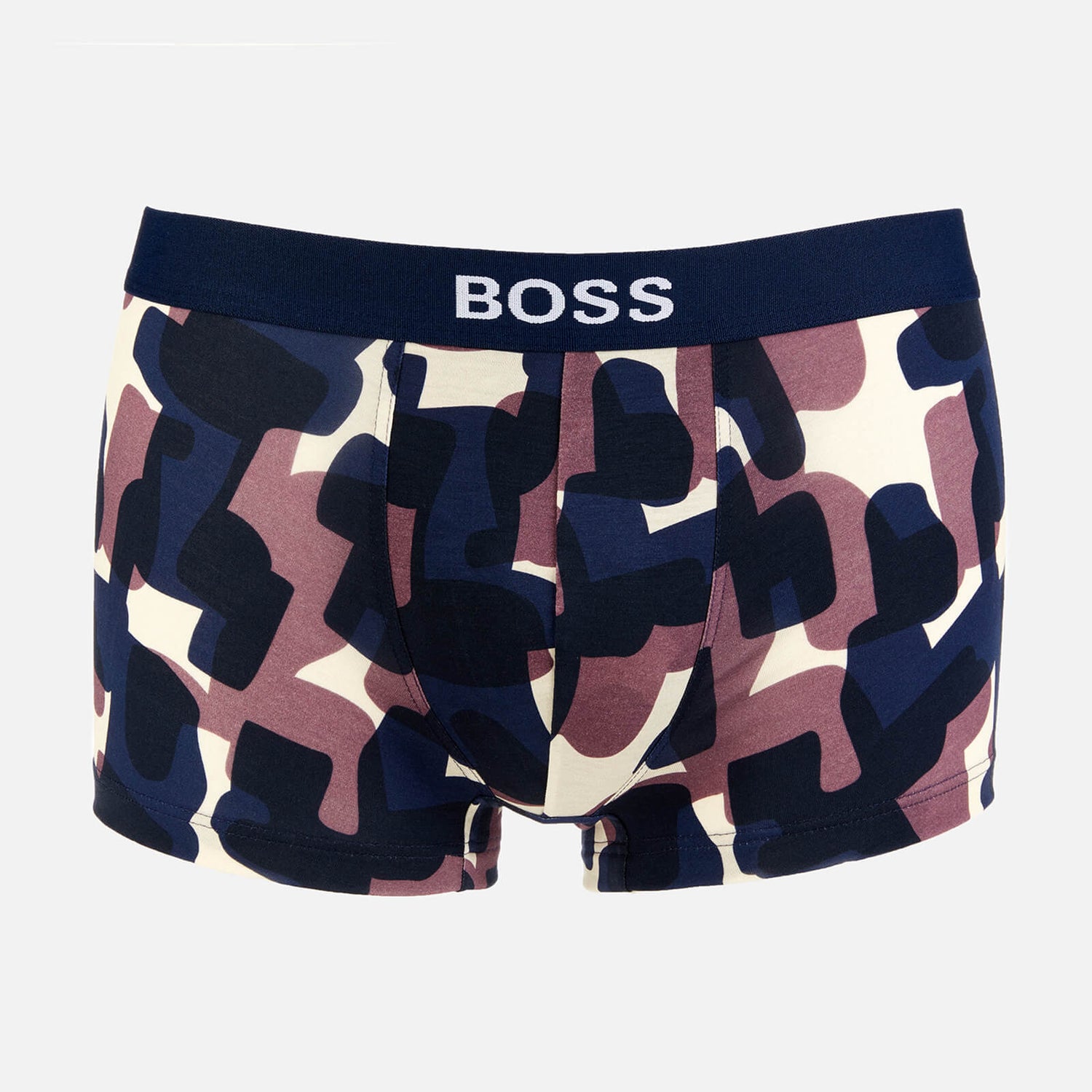 BOSS Bodywear Men's Refined Trunk Boxer Shorts - Medium Blue - S