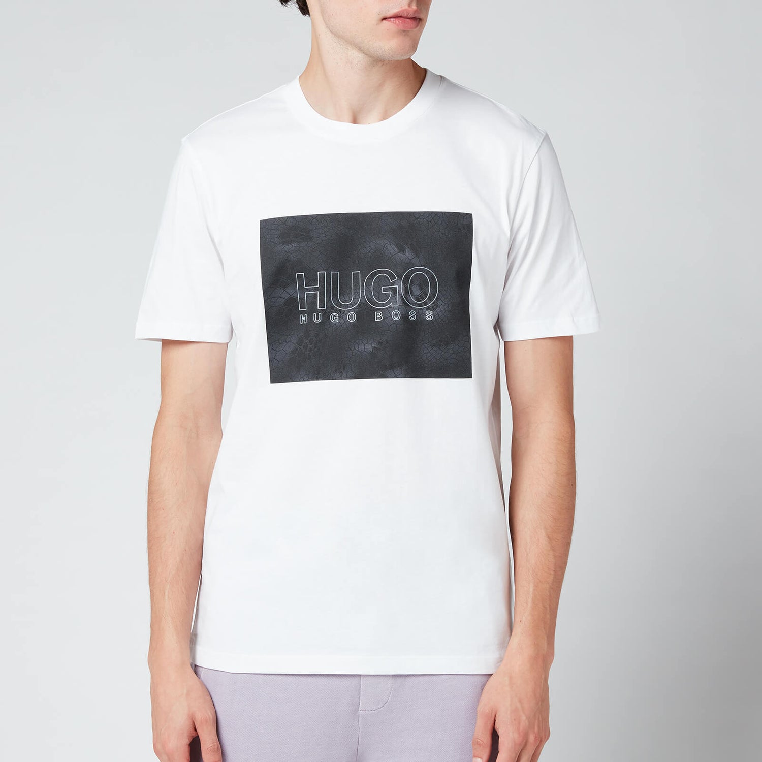 HUGO Men's Dolive Logo T-Shirt - White