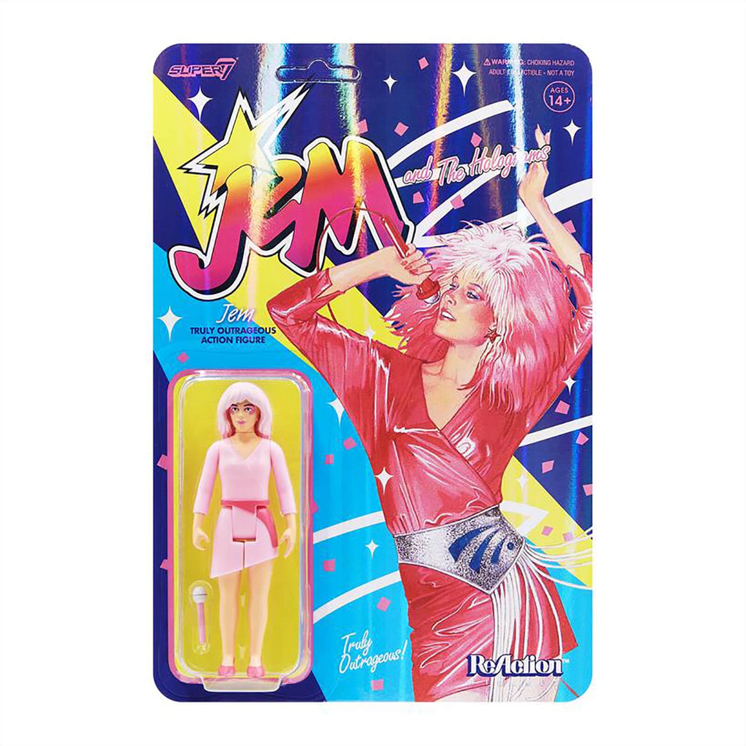 Super7 Jem And The Holograms ReAction Figure - Jem
