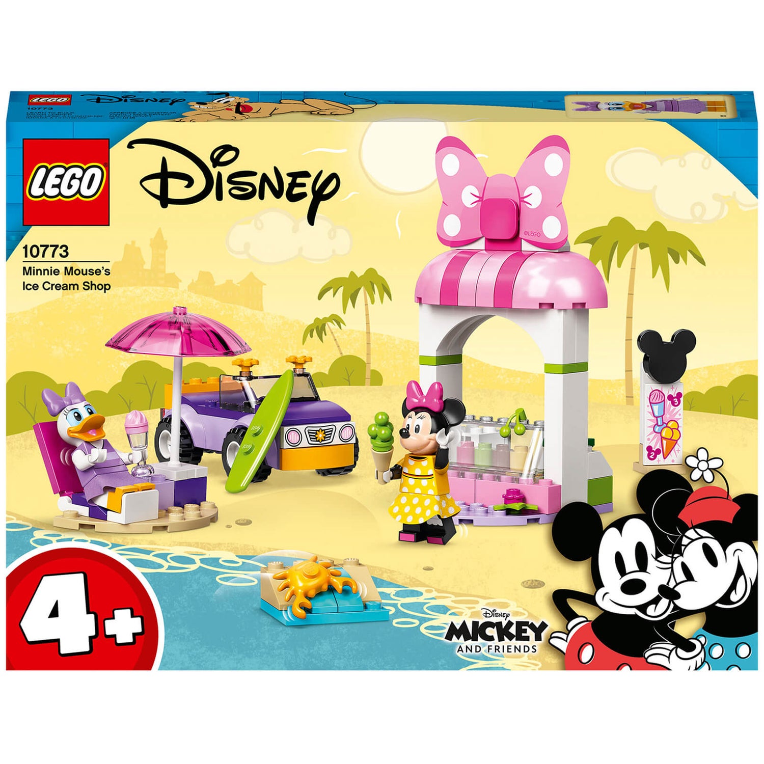 LEGO 4+ Le magasin de glaces de Minnie Mouse (10773)