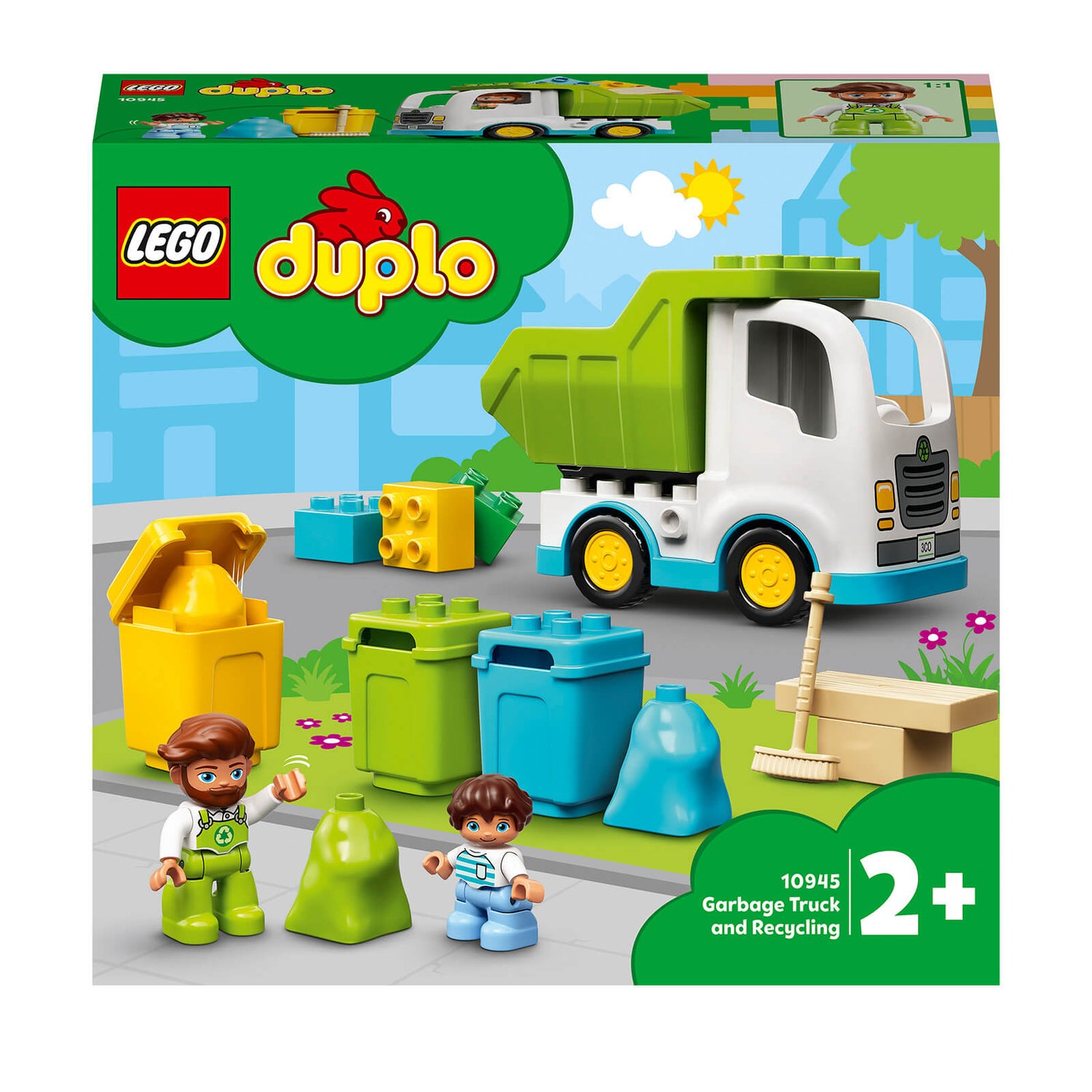 Saks Oberst Ren og skær LEGO DUPLO Town: Garbage Truck & Recycling Toddlers Toy (10945) Toys -  Zavvi US