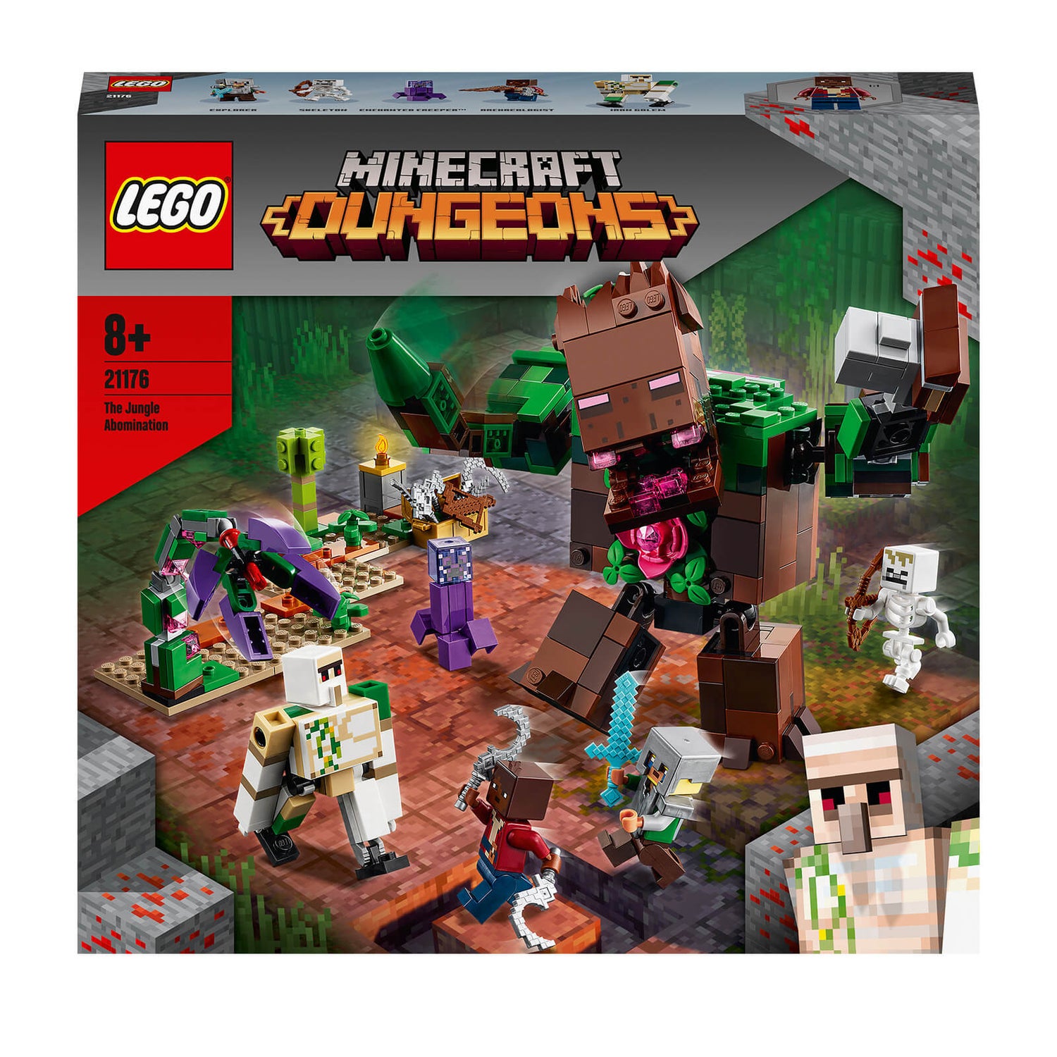 LEGO Minecraft De Gruwel van de Jungle Set (21176)