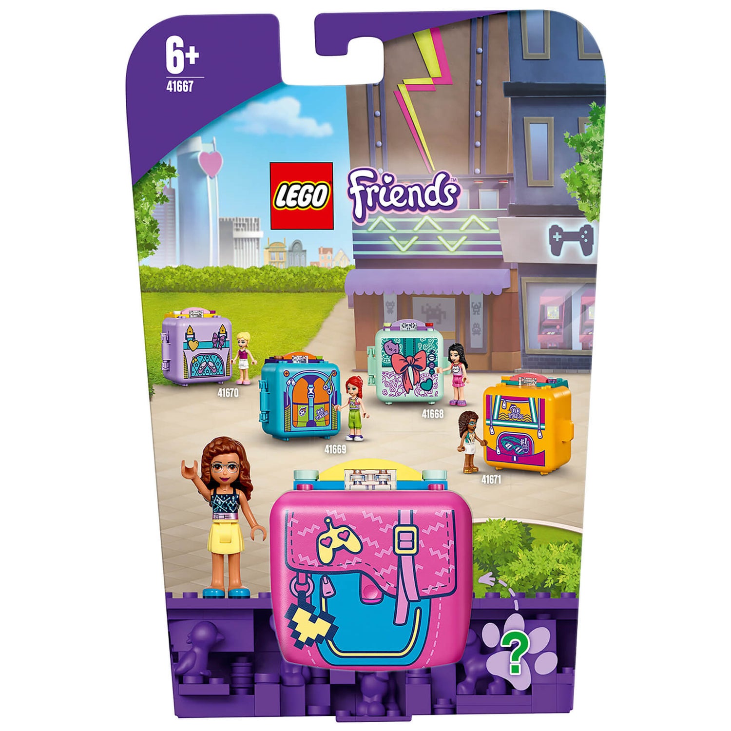 LEGO Friends: Le cube de jeu d’Olivia – jeu de voyage(41667)