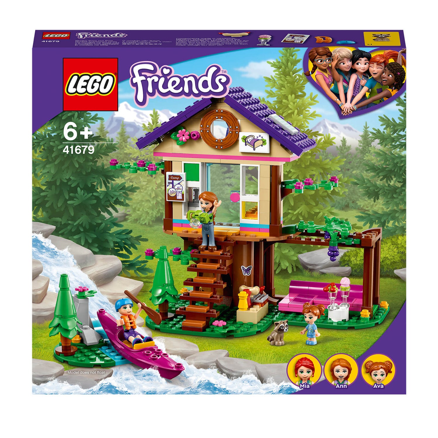 LEGO Friends: Forest House Treehouse Toy Adventure Set (41679)