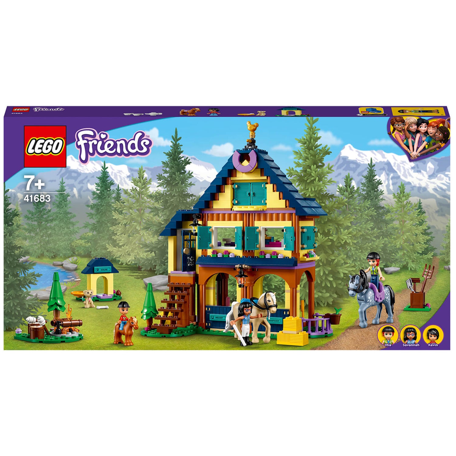 LEGO Friends Le centre équestre de la forêt (41683)