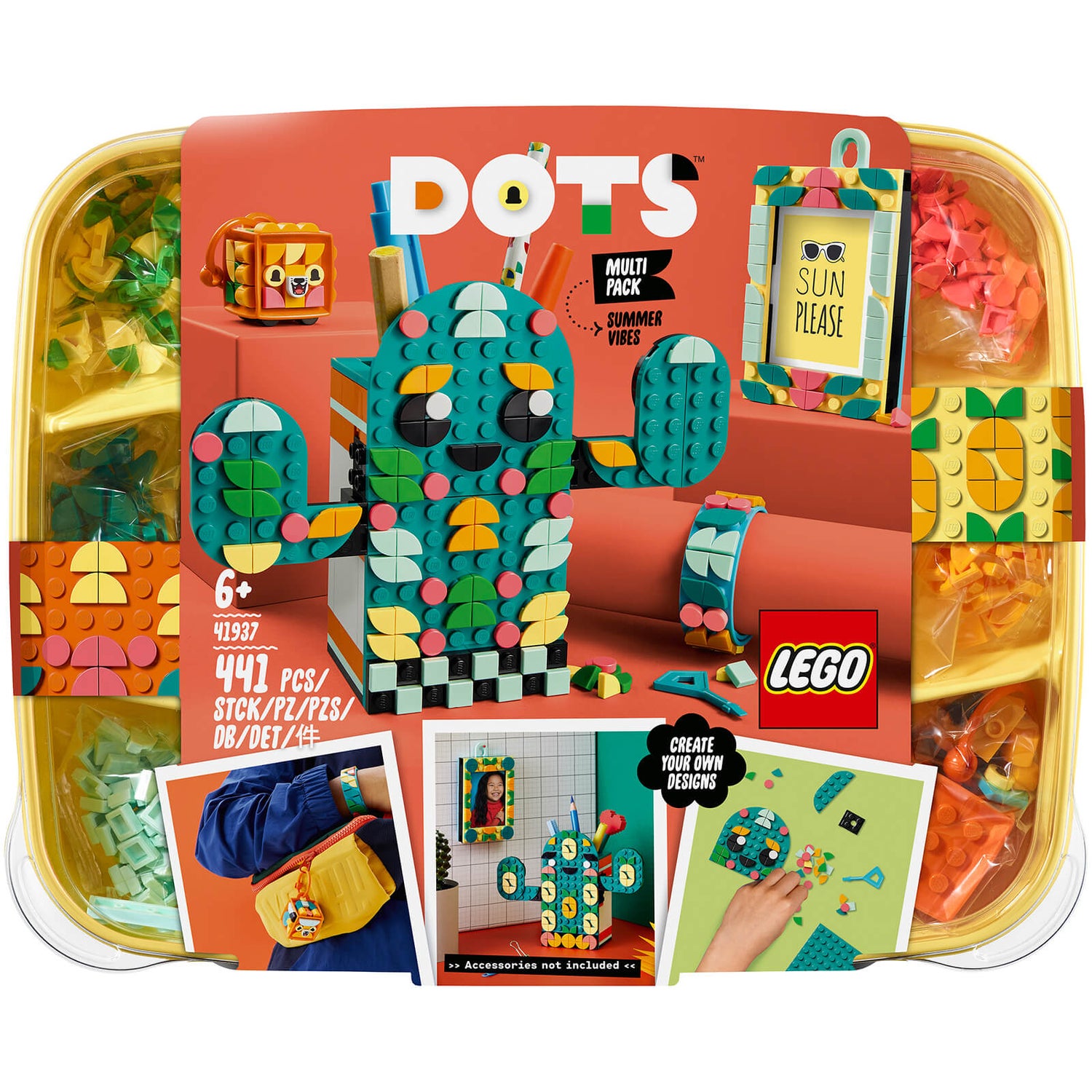 LEGO DOTS: Multi Pack – Summer Vibes 4in1 Craft Set (41937)
