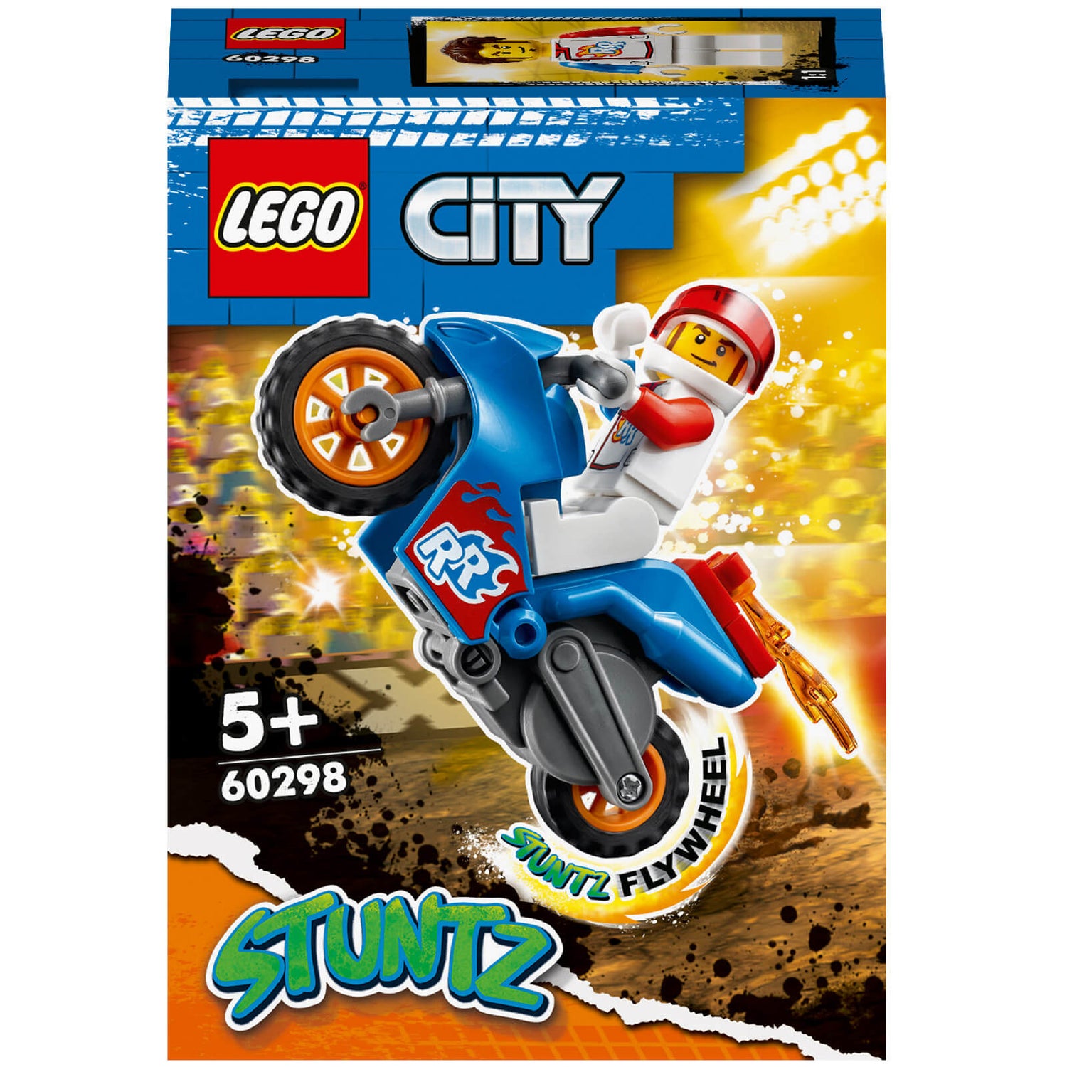 LEGO City: Stuntz Rocket Stunt Bike Set Toy Motorbike (60298)