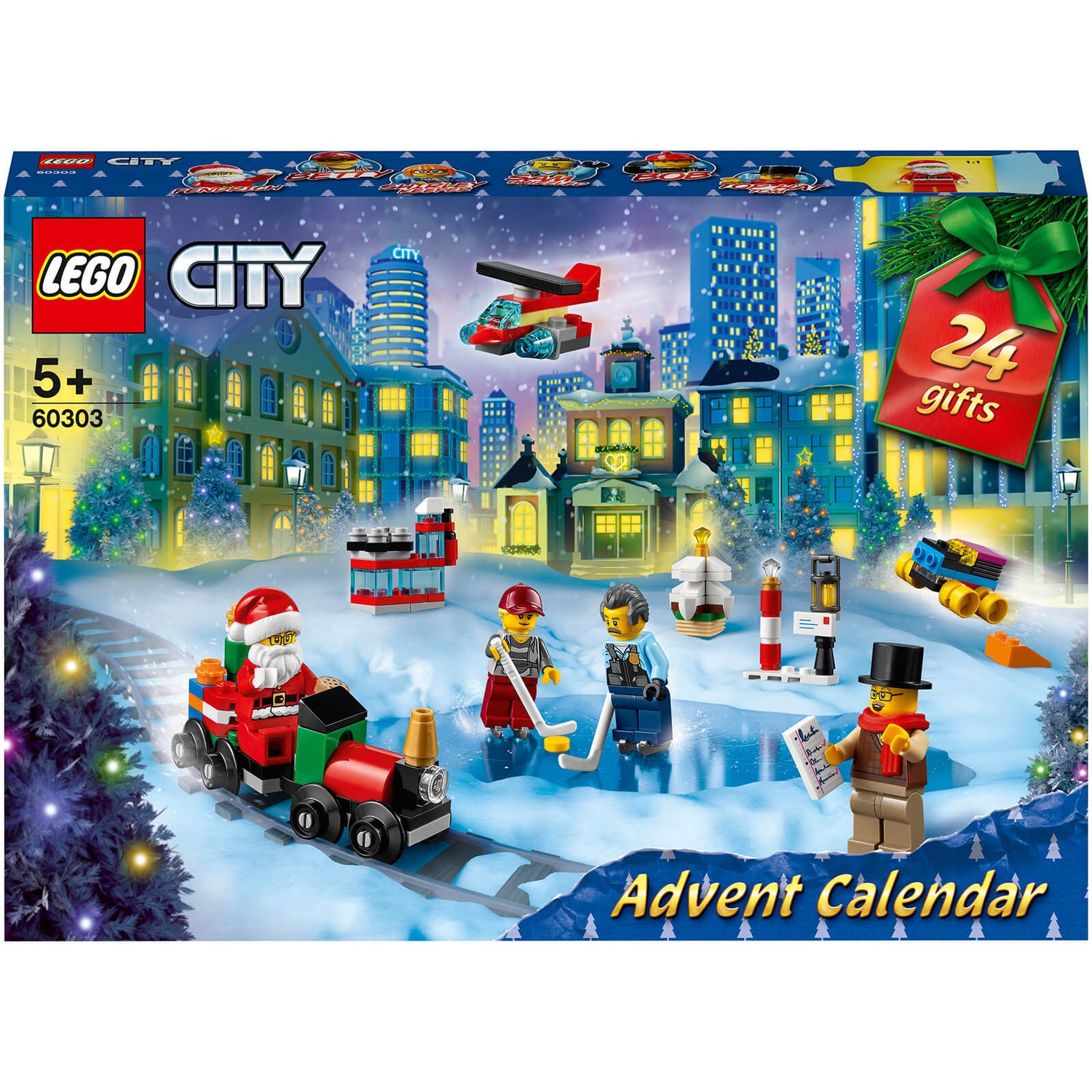 LEGO City: Advent Calendar 2021 Christmas Toy Gift Set (60303)