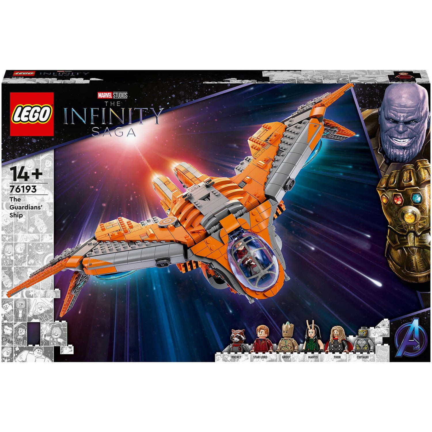 LEGO Marvel The Guardians’ of the Galaxy Ship Set (76193)