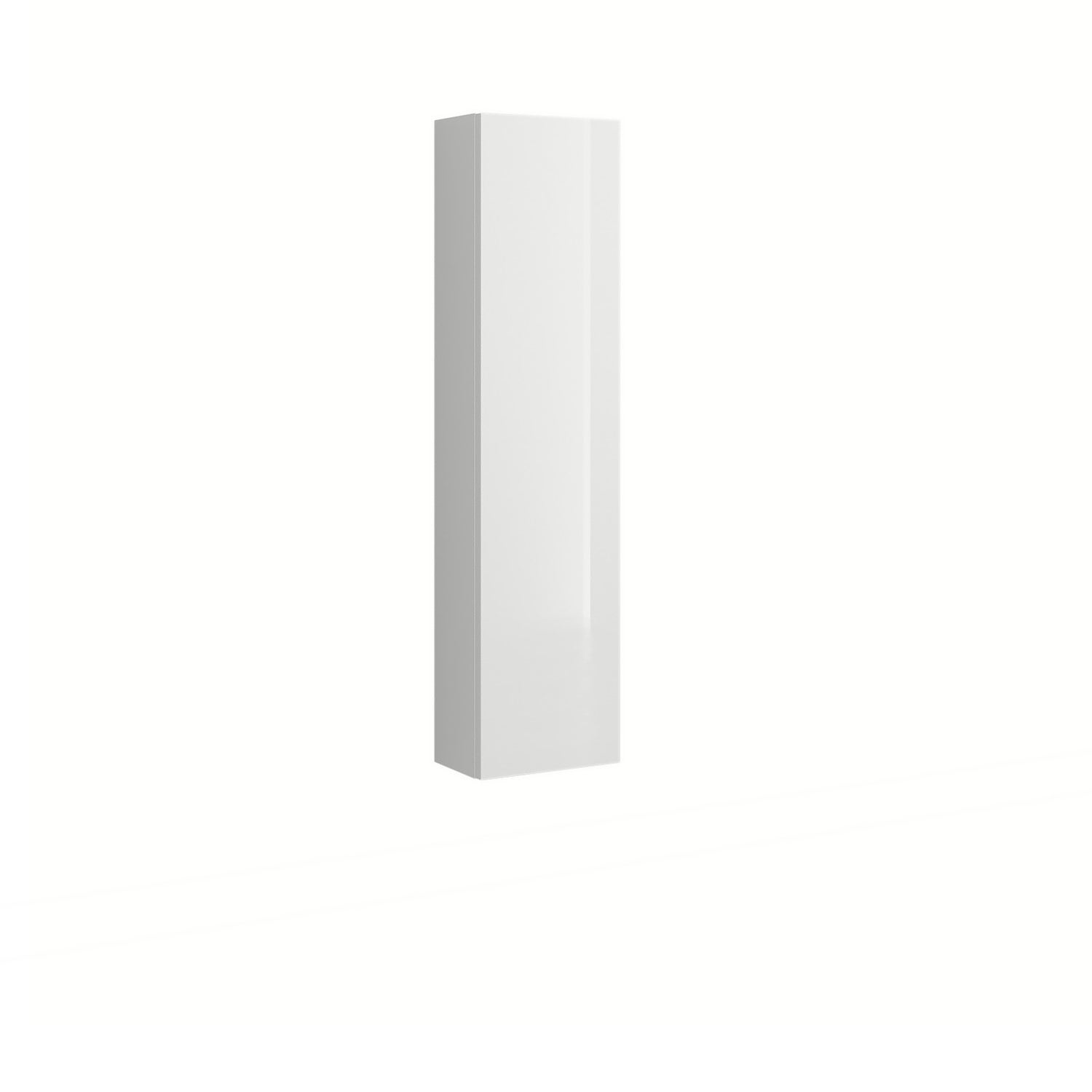House Beautiful ele-ment(s) Tall Wall Hung Storage Unit - Gloss White