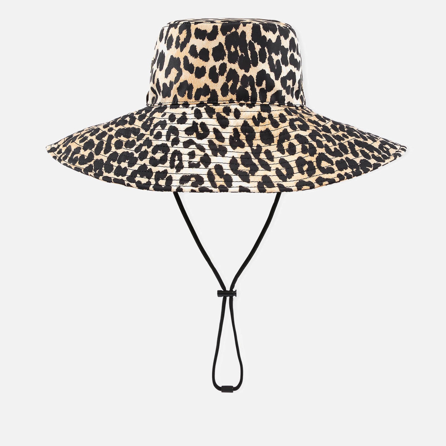 Ganni Women's Recycled Bucket Hat - Leopard