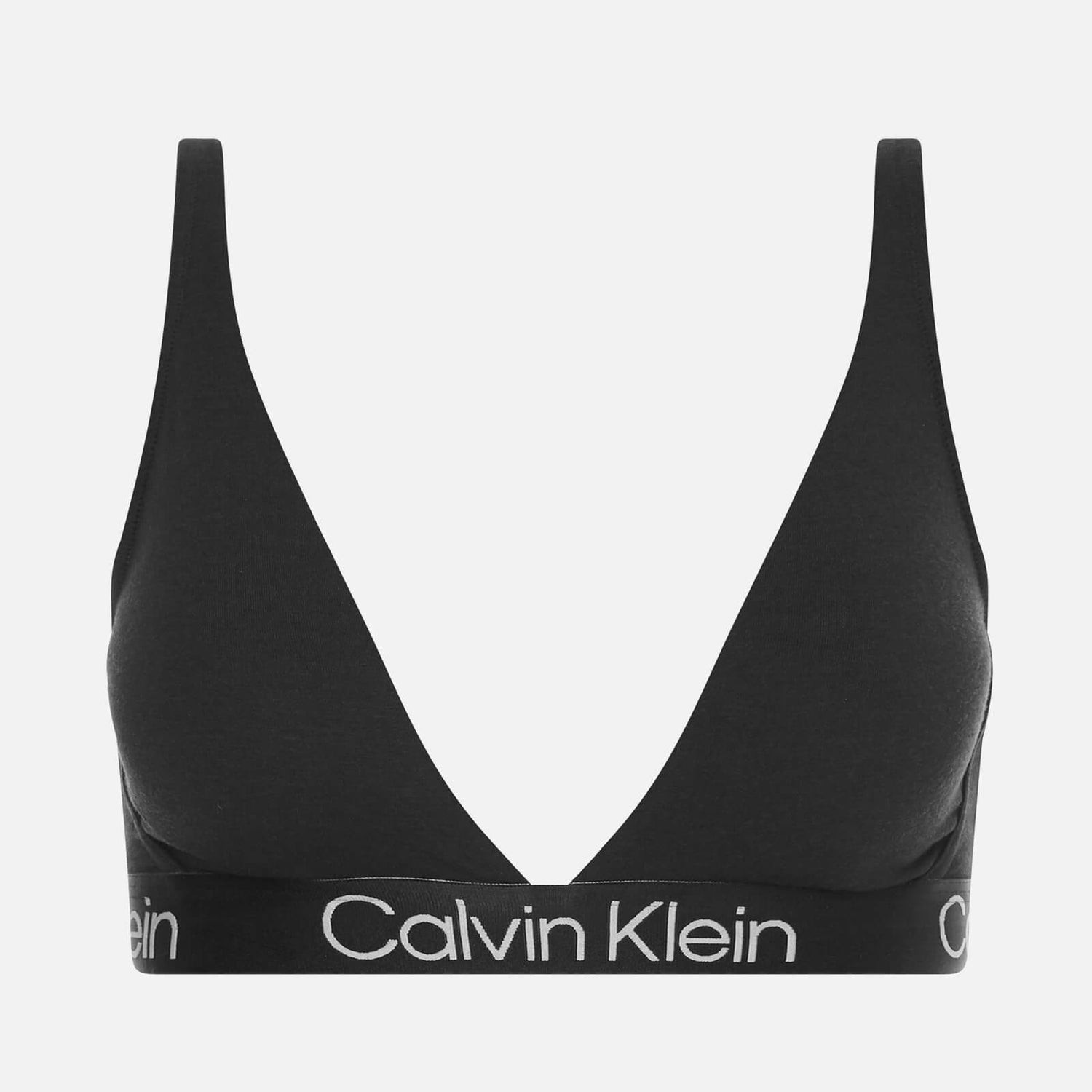 Calvin Klein Women's Modern Structure Triangle Bra - Black - L