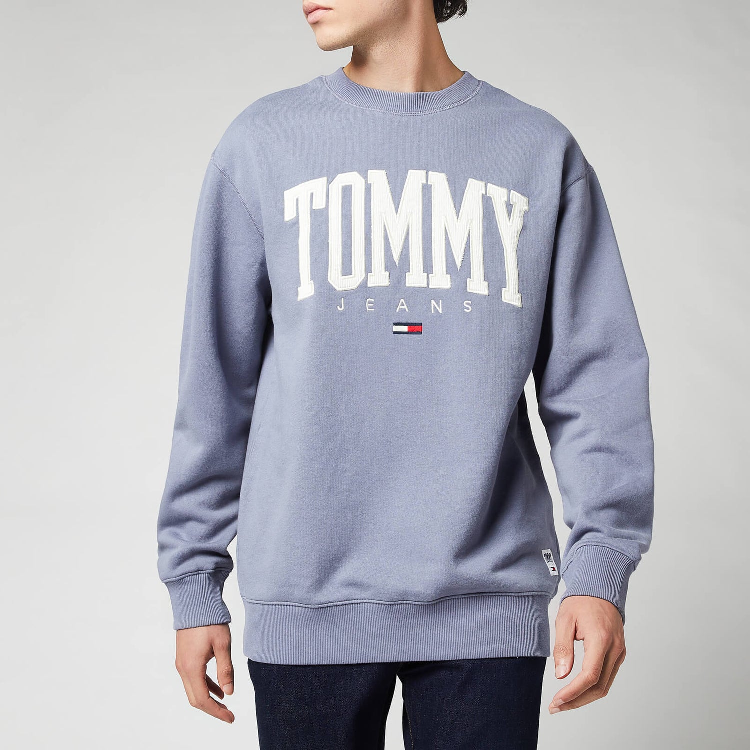 Tommy Jeans Men's Collegiate Crewneck Sweatshirt - Faded Grape