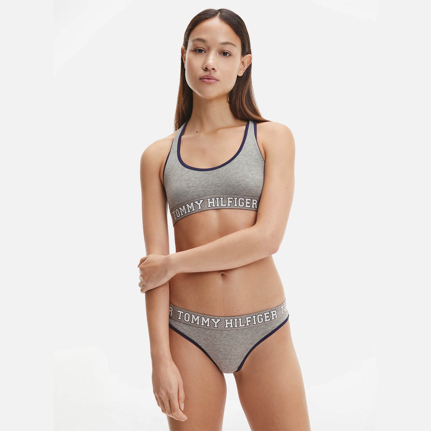 Tommy Hilfiger Women's Bikini Briefs - Grey - XS