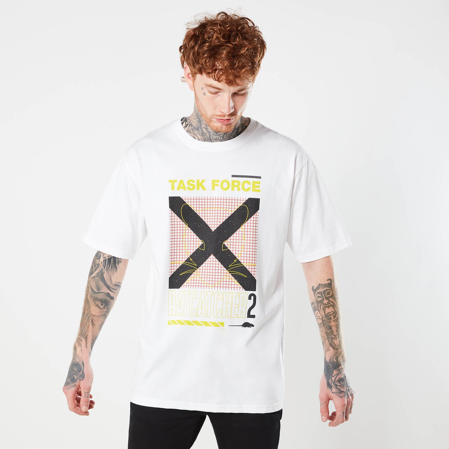 Suicide Squad Ratcatcher 2 Oversized Heavyweight T-Shirt - White