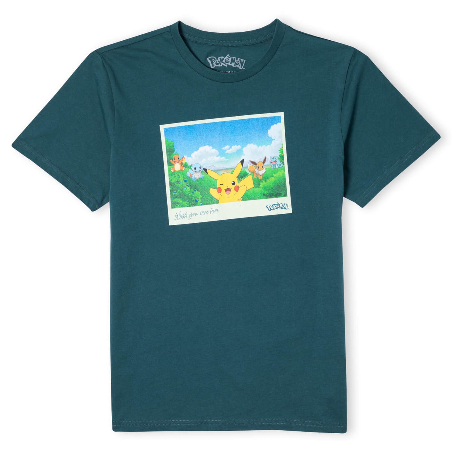 Pokémon Wish You Were Here Unisex T-Shirt - Green