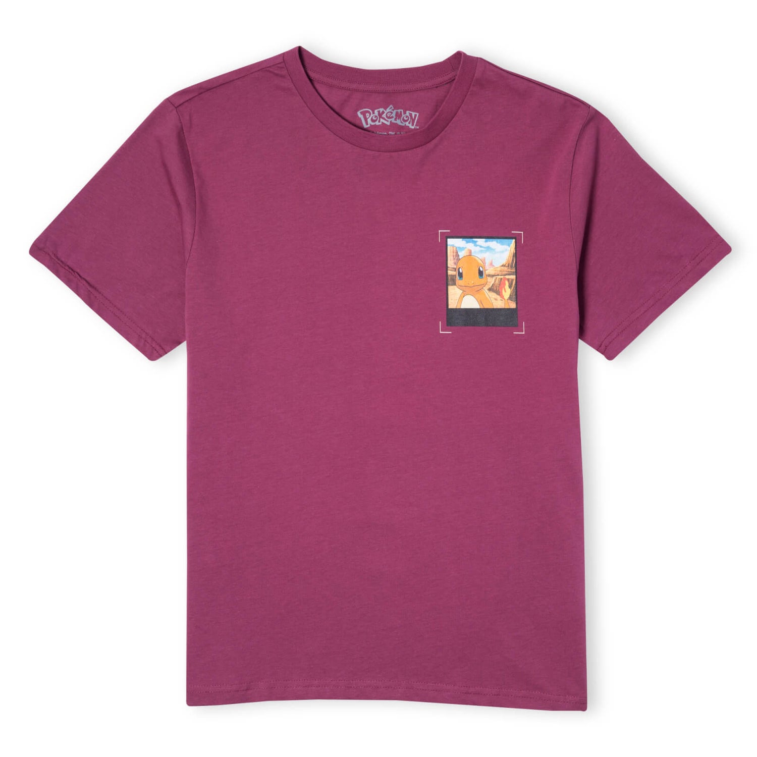 T-Shirt unisexe Pokémon Salamèche - Bordeaux