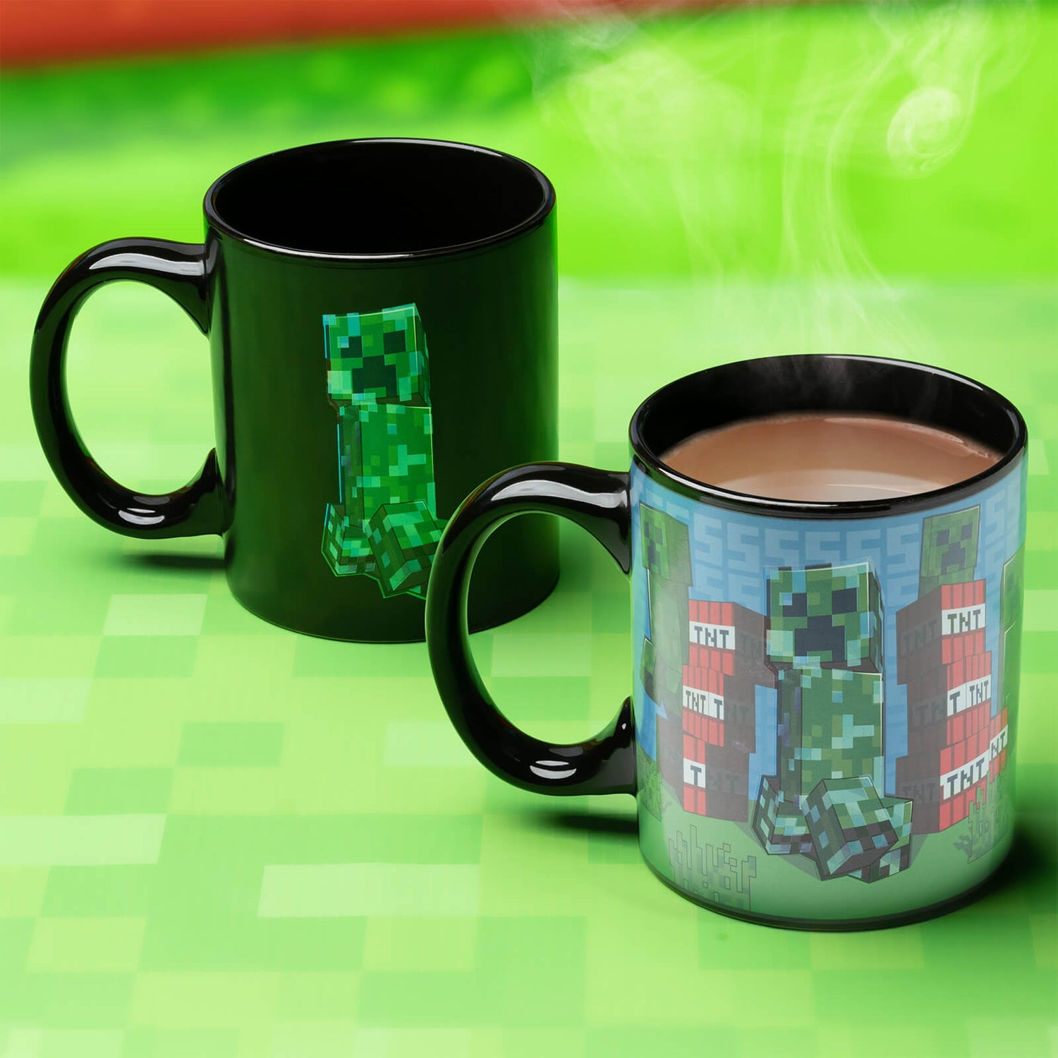 Minecraft Creeper Heat Change Mug