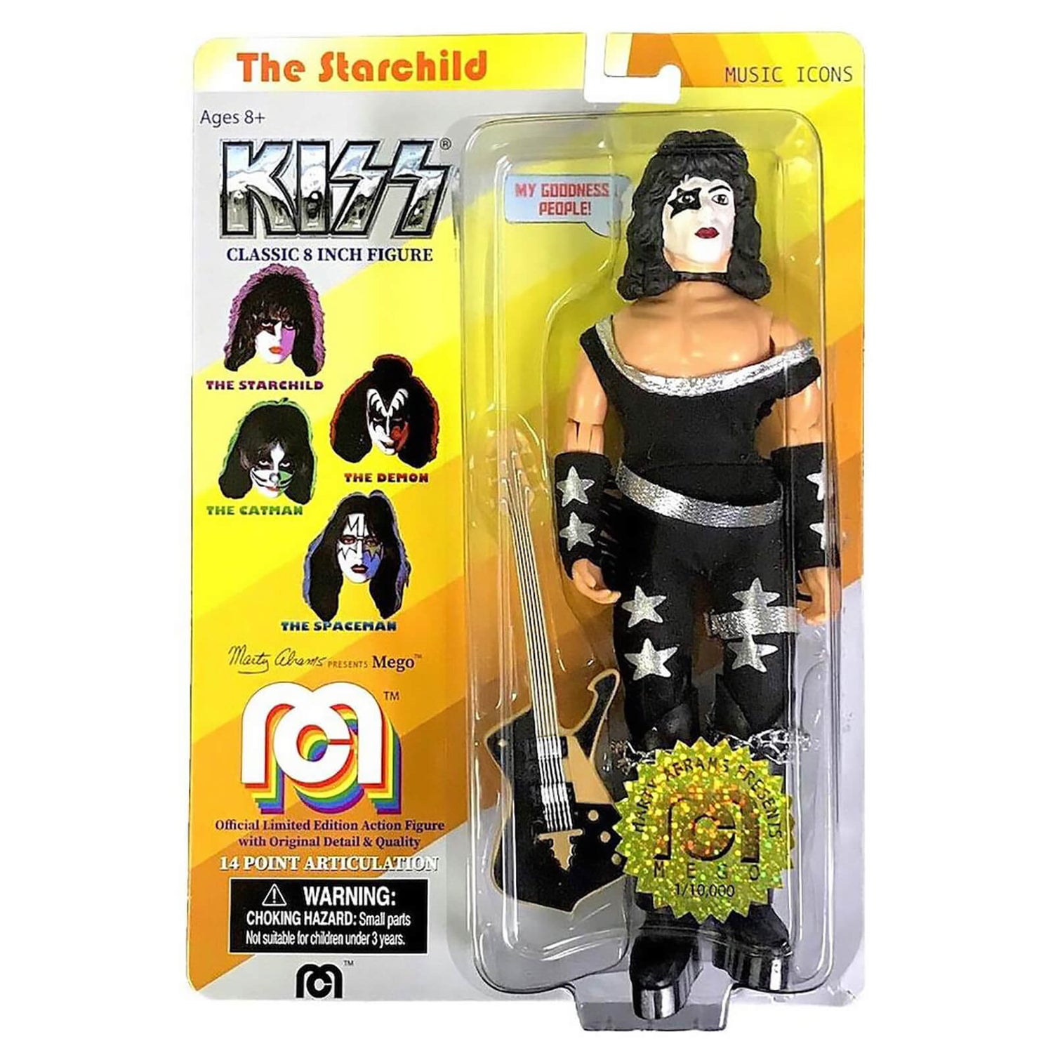 Mego 8 Inch Kiss Paul Stanley Action Figure