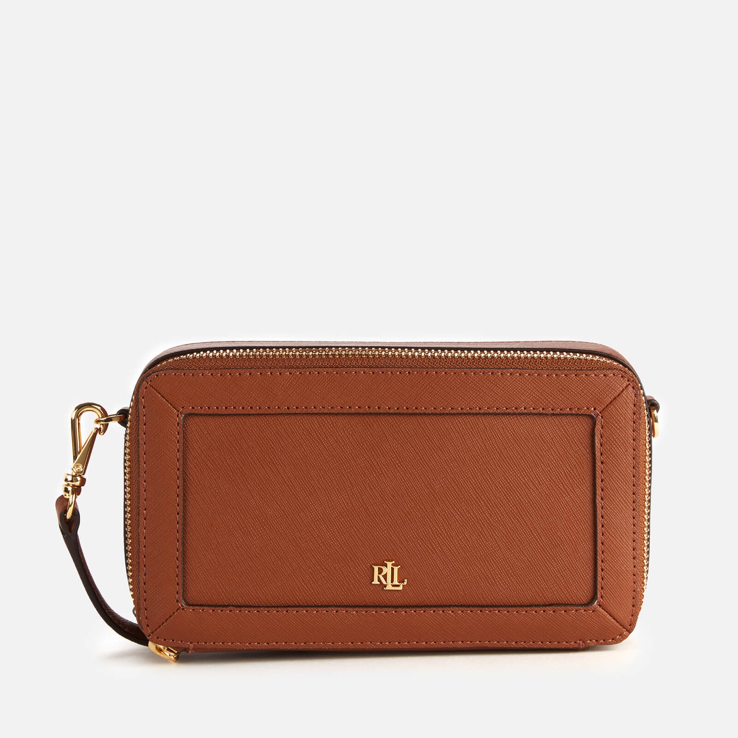 Lauren Ralph Lauren Women's Crosshatch Danna Cross Body Bag - Tan