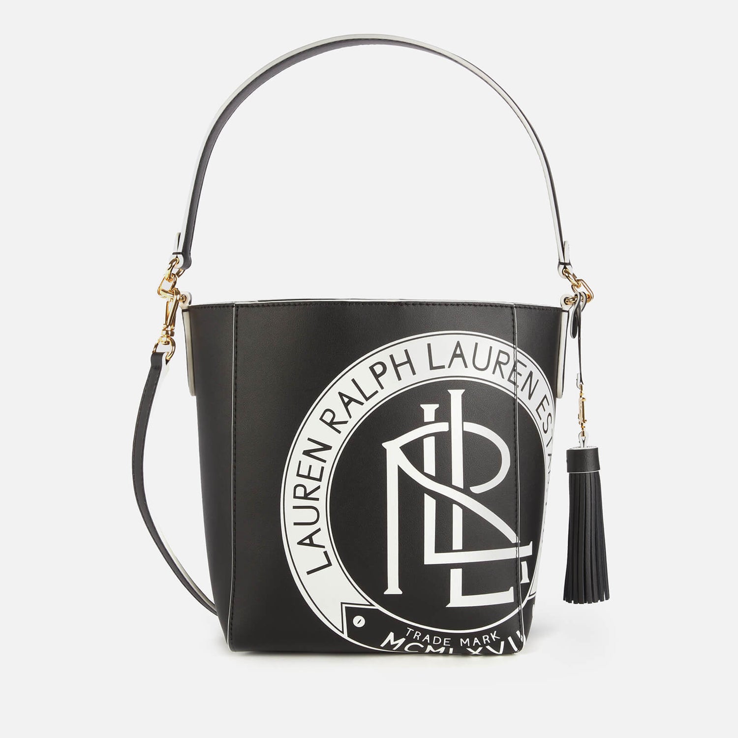 Lauren Ralph Lauren Women's Smooth Adley Shoulder Bag - Black
