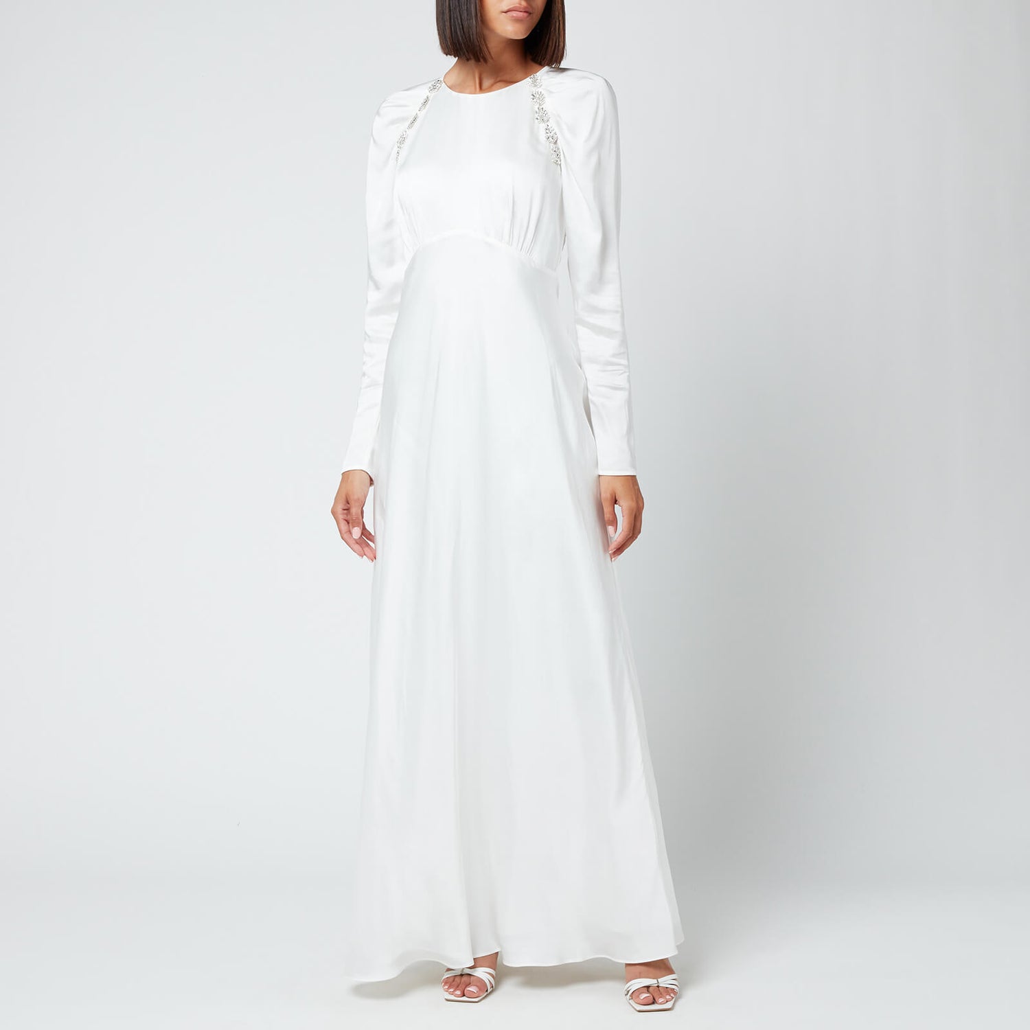 Self-Portrait Women's Viscose Maxi Dress - White - UK 6