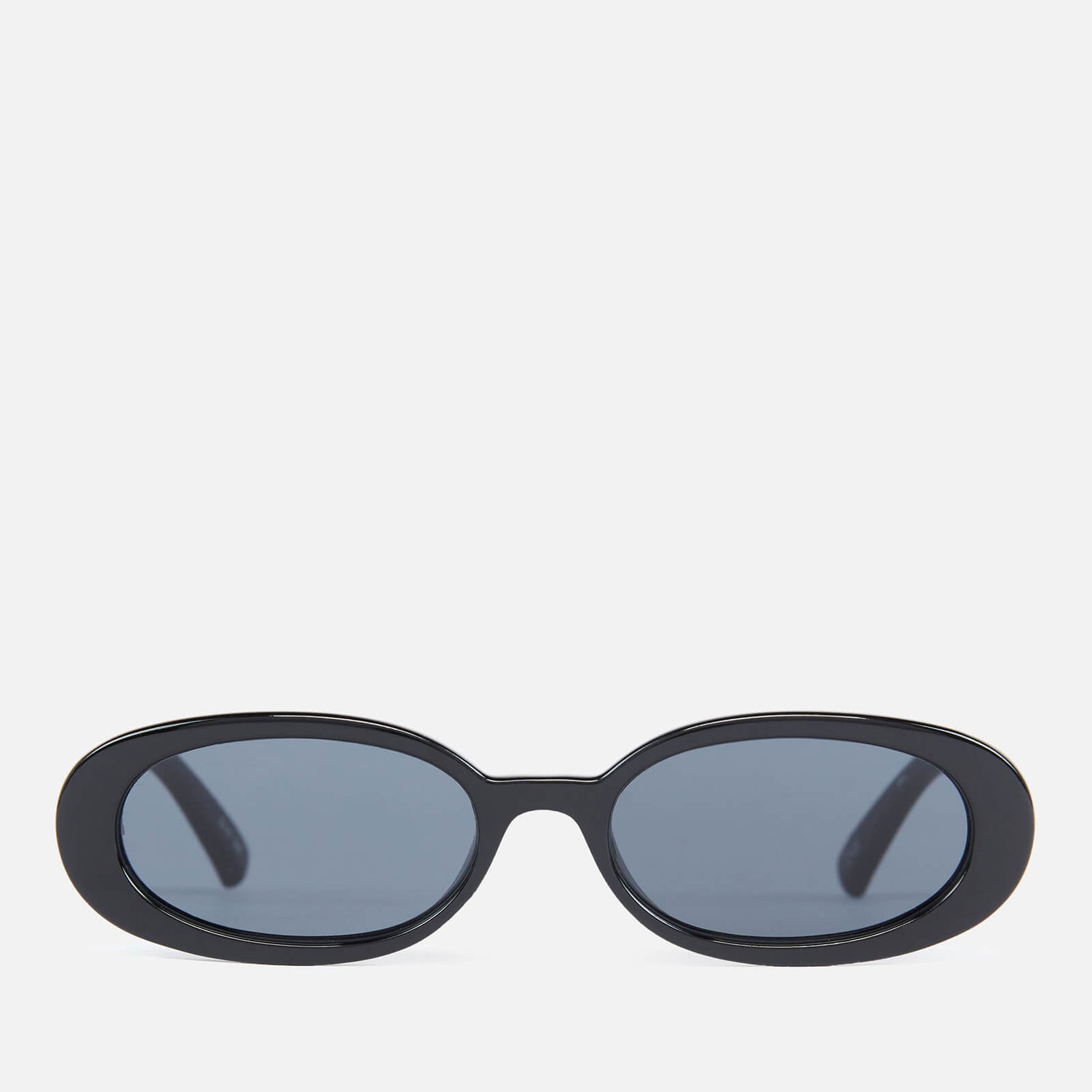 Le Specs x More Joy Women's Oval Sunglasses - Black