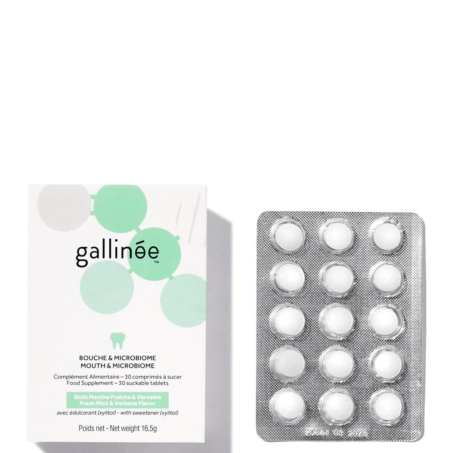 Gallinée Mouth and Microbiome integratori alimentari (30 compresse)