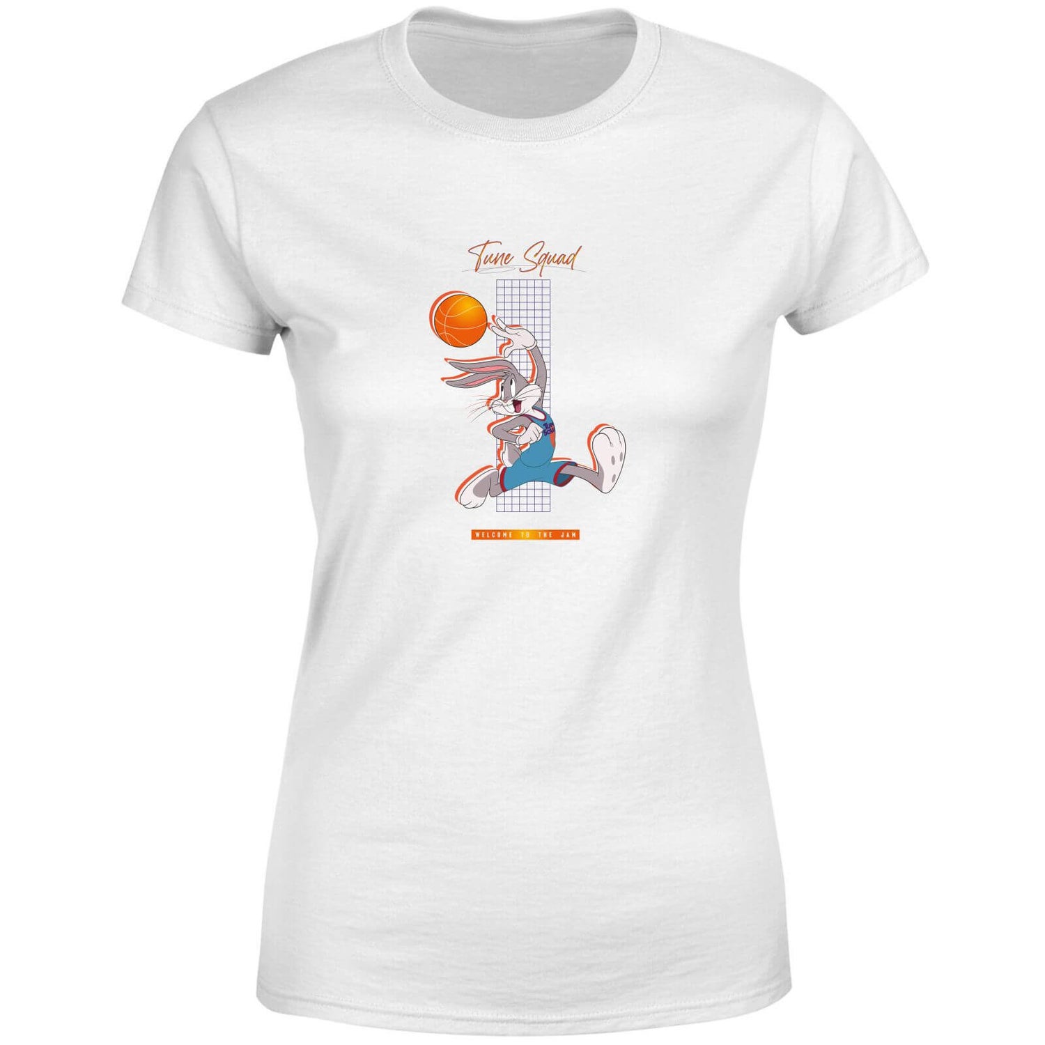 Space Jam Bugs Bunny Basketball Women's T-Shirt - White