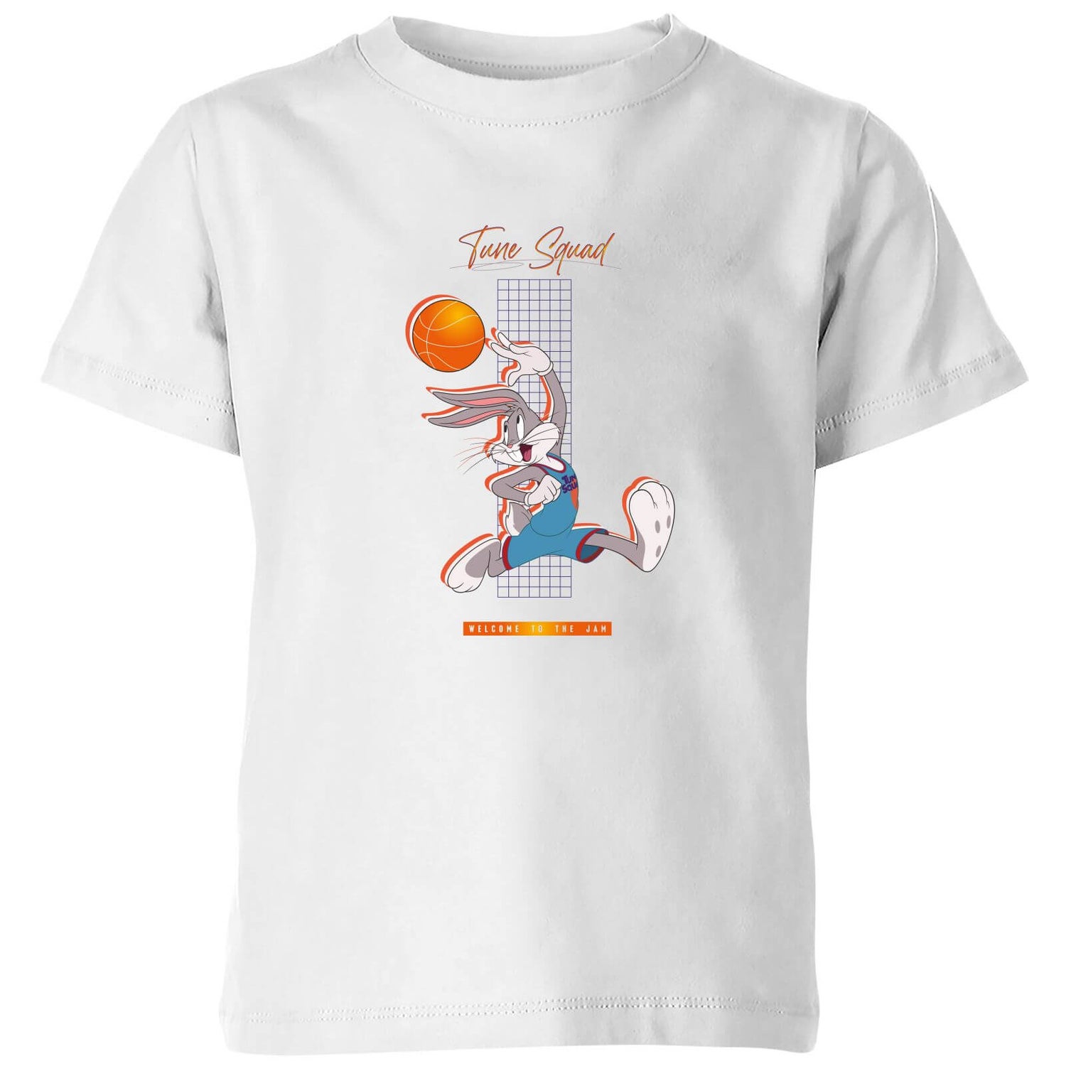 Space Jam Bugs Bunny Basketball Kids' T-Shirt - White - 11-12 Years