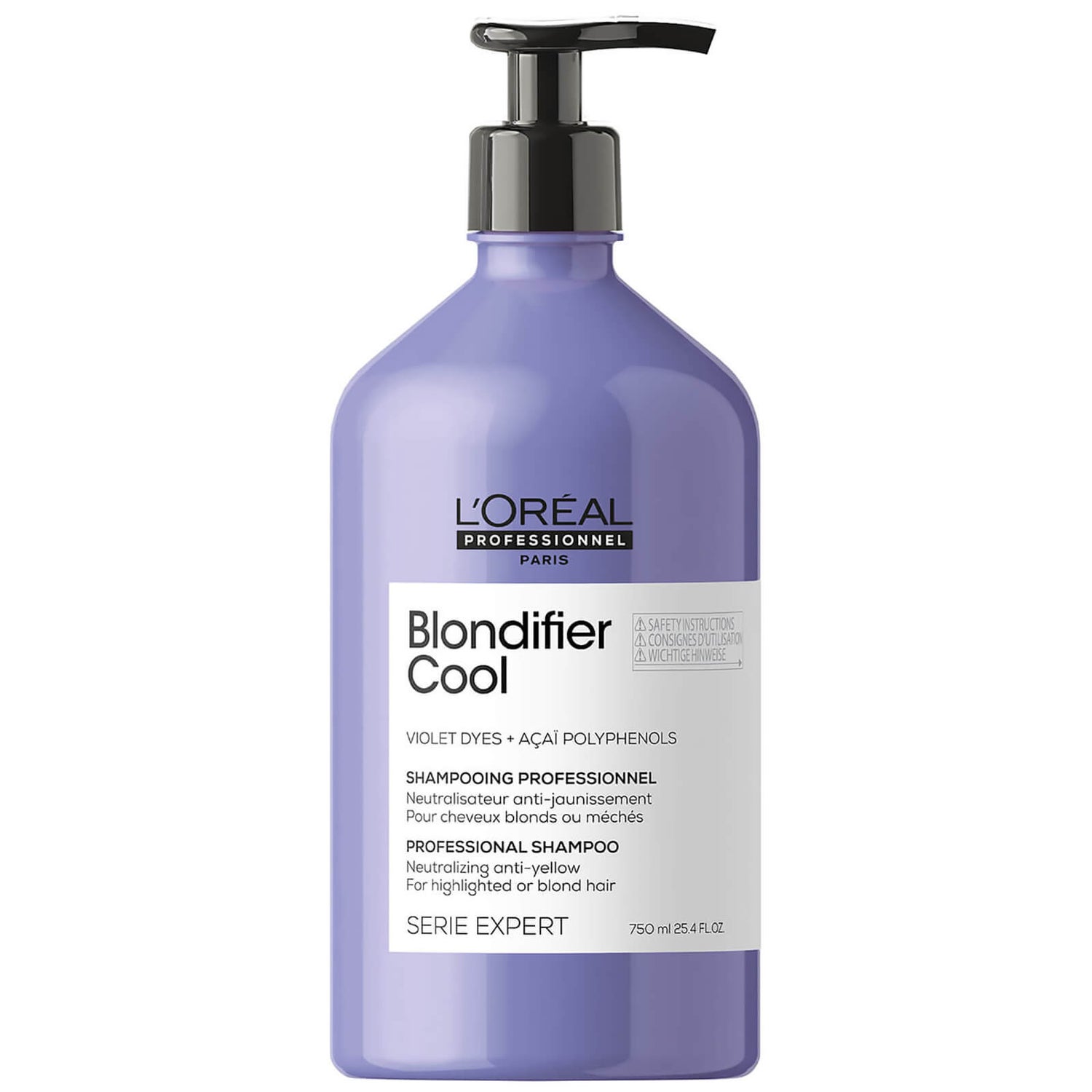 L’Oréal Professionnel Serie Expert Blondifier Cool Shampoo for Highlighted or Blonde Hair -shampoo, 750 ml