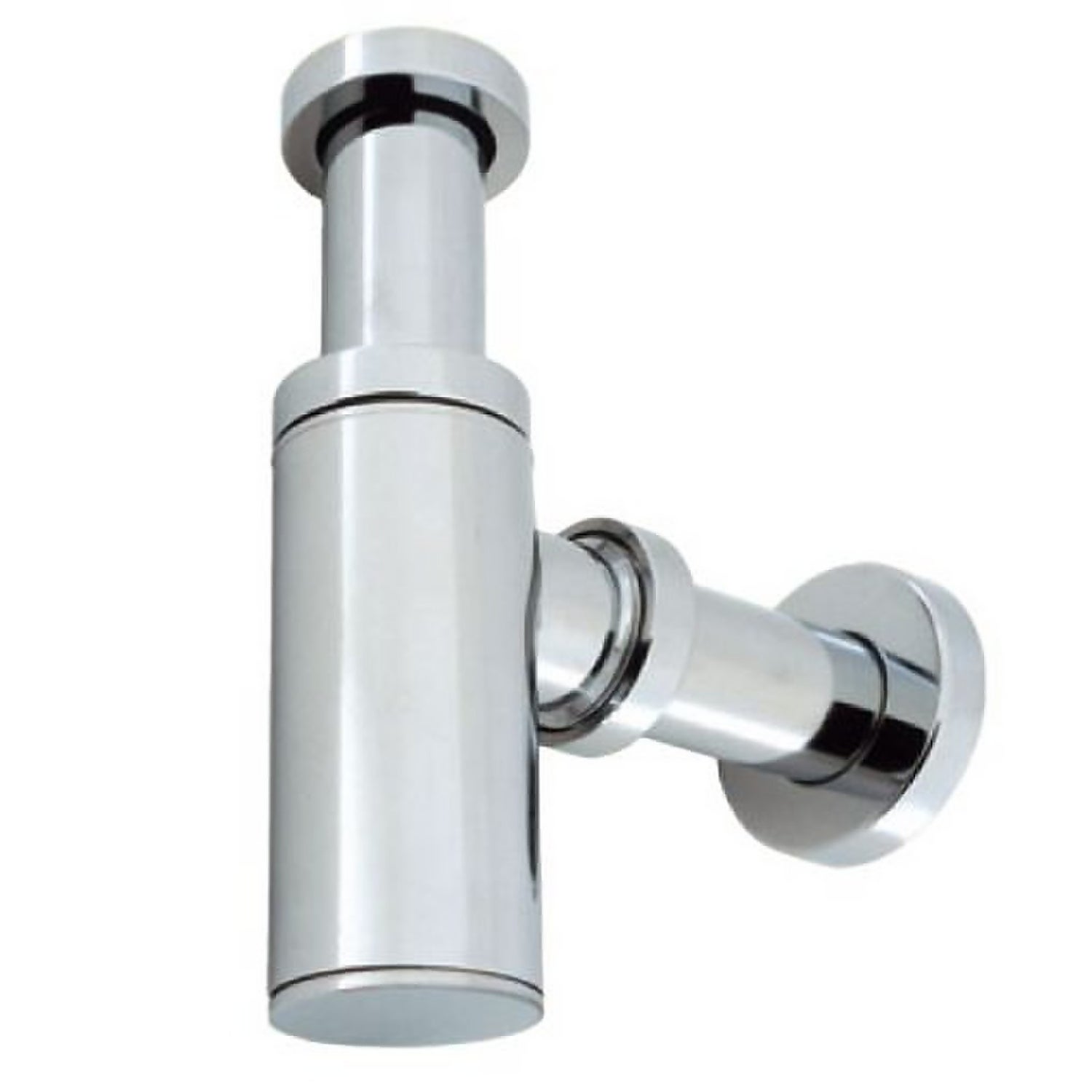 Cylindrical Tall Bottle Trap - Chrome