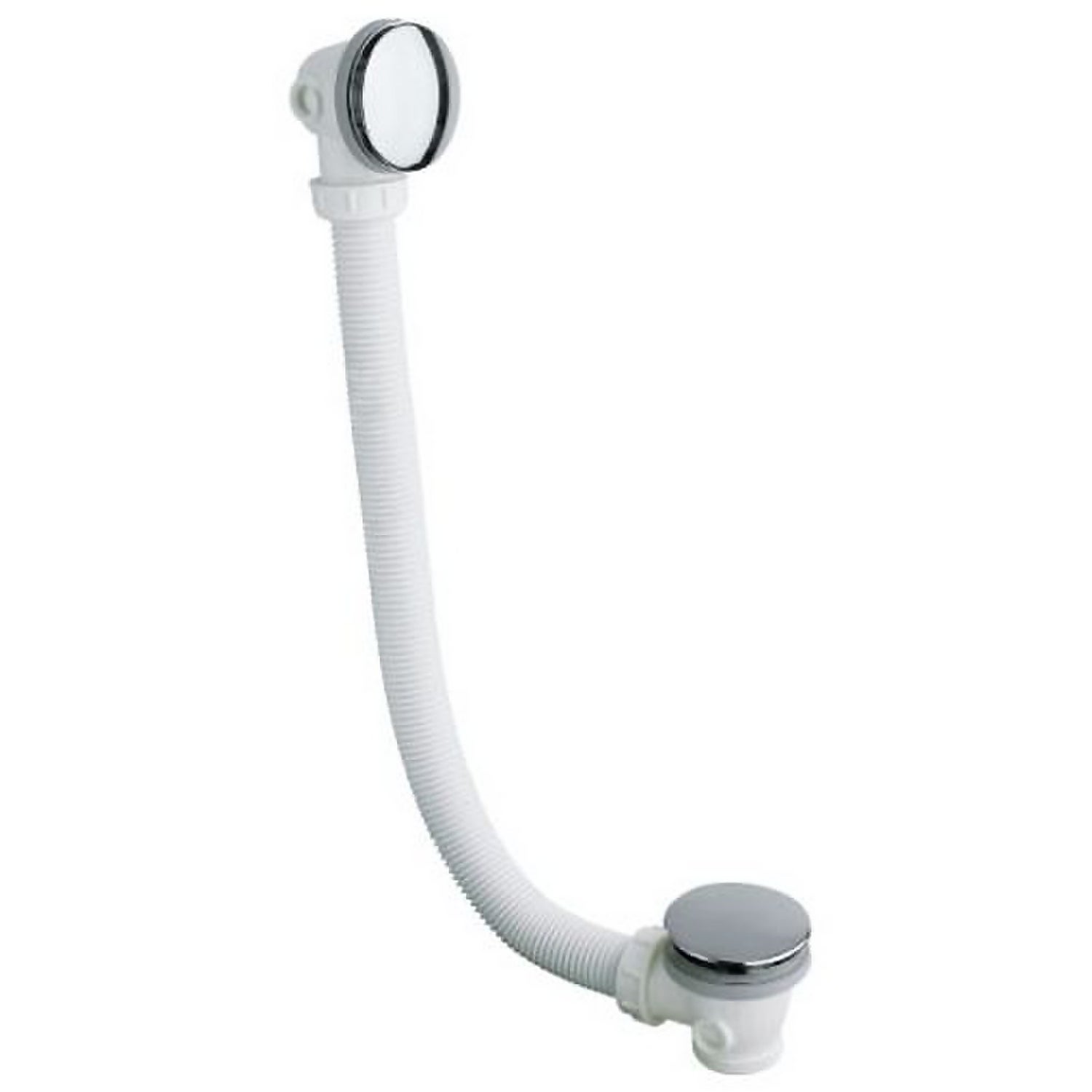 Bath Click Clack Double Ended Bath Waste  - Chrome