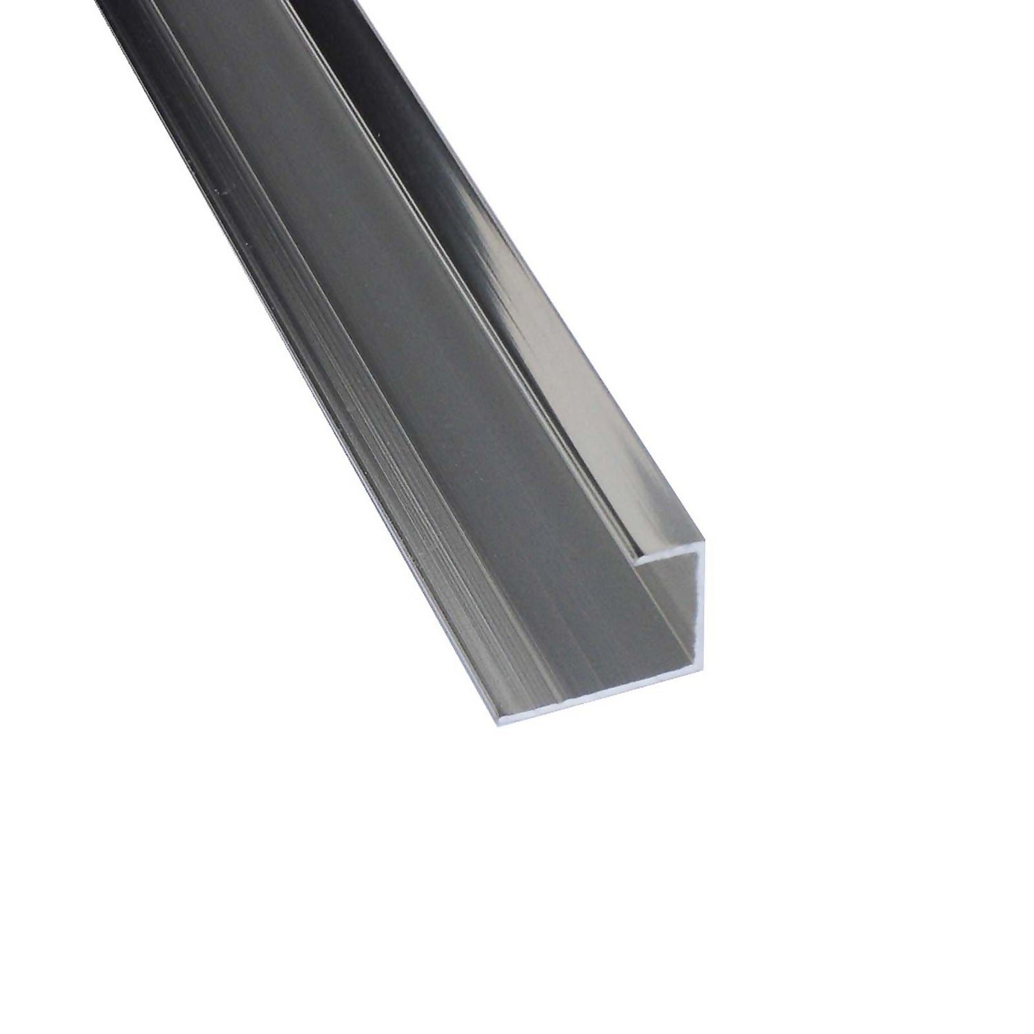 Wetwall end cap acrylic - polished silver