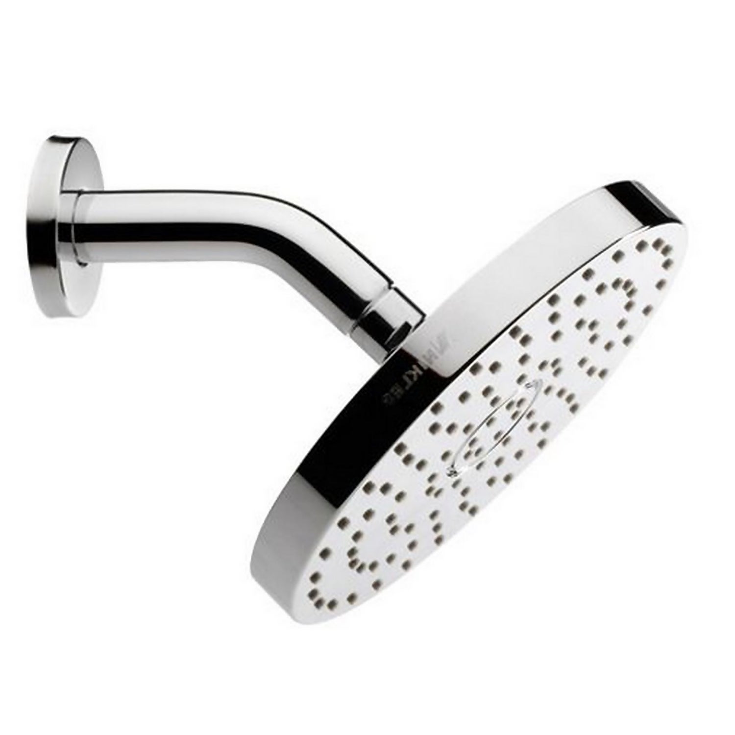 Airdrop 180mm Shower Head with angled Wall Arm - Chrome