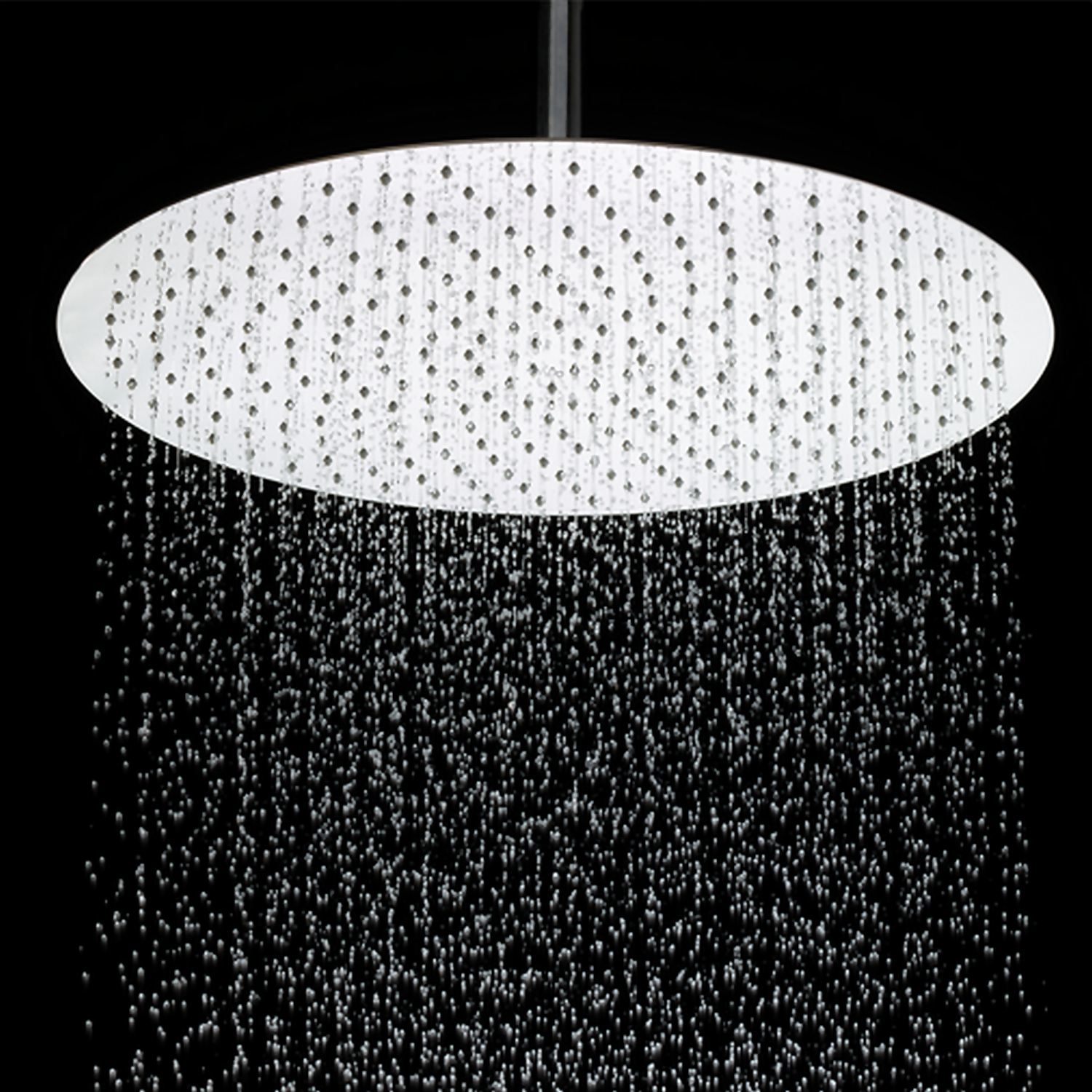 Piano 300mm Round Shower Head with Ceiling Arm