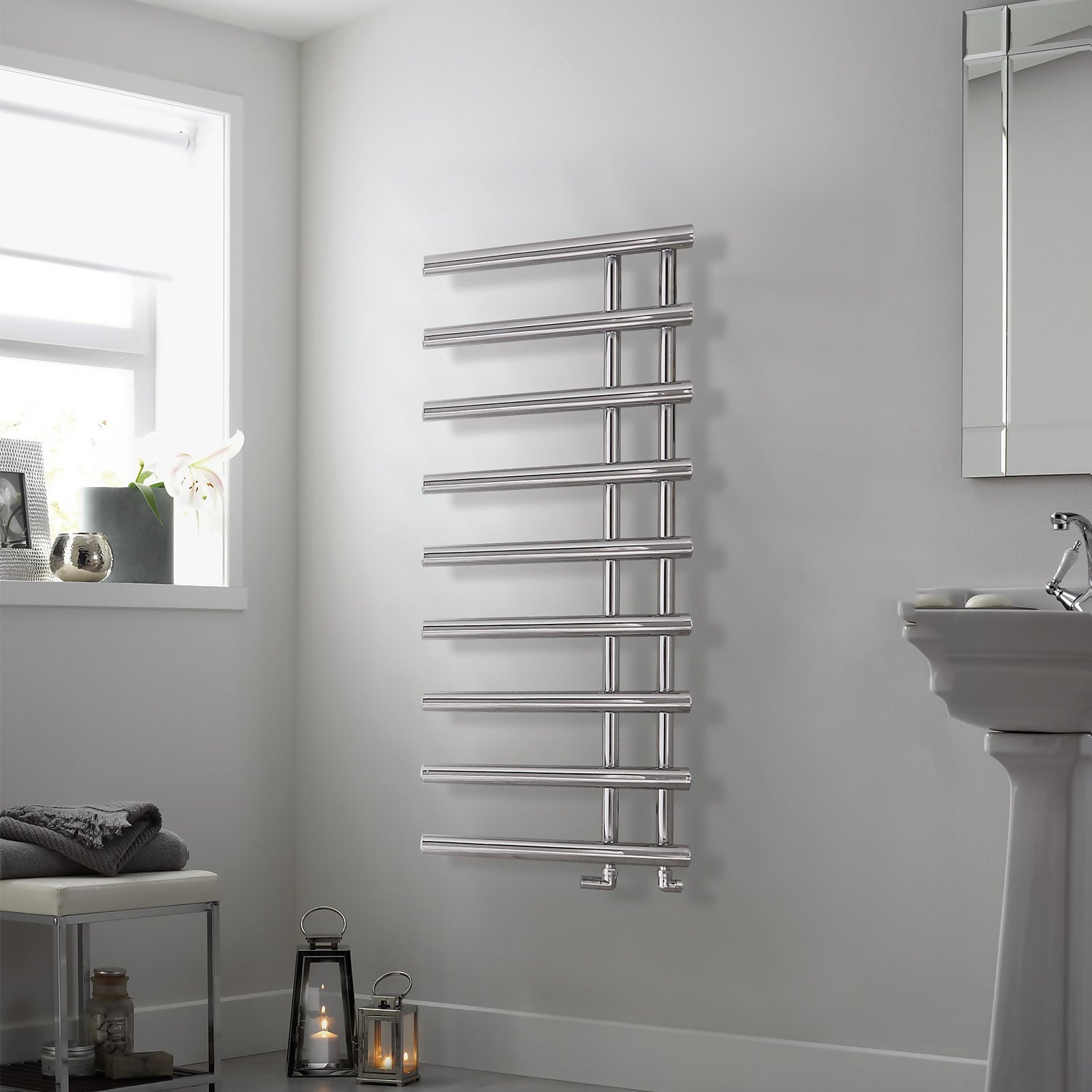 Mayfair 1245mm Chrome Radiator
