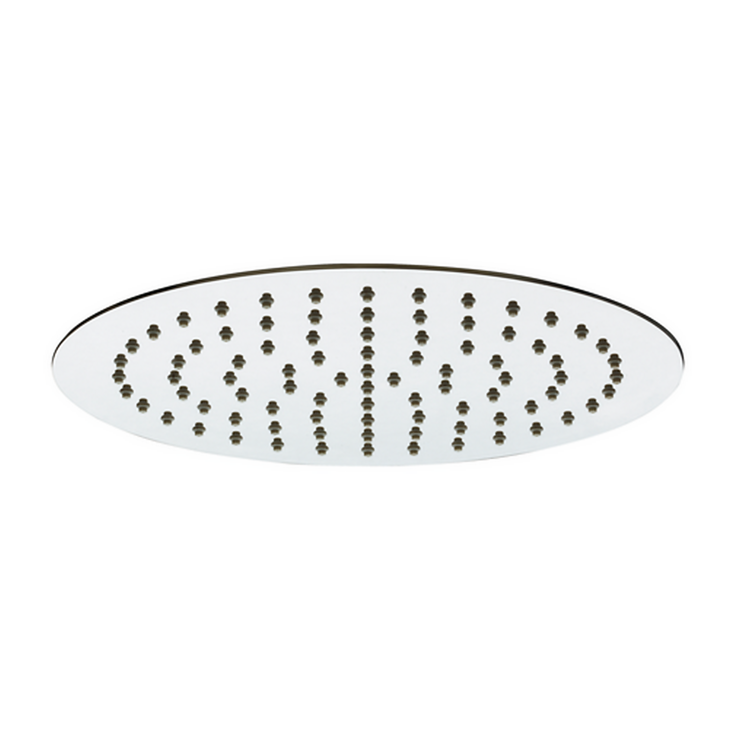 Piano 250mm Round Shower Head with Angled Wall Arm