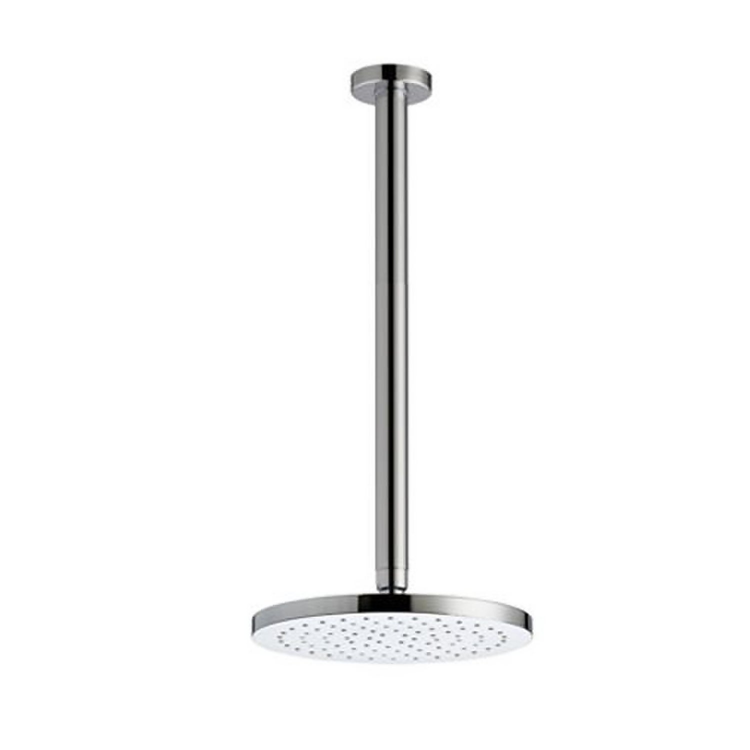 Fresh 200mm Shower Head with long Ceiling Arm - Chrome