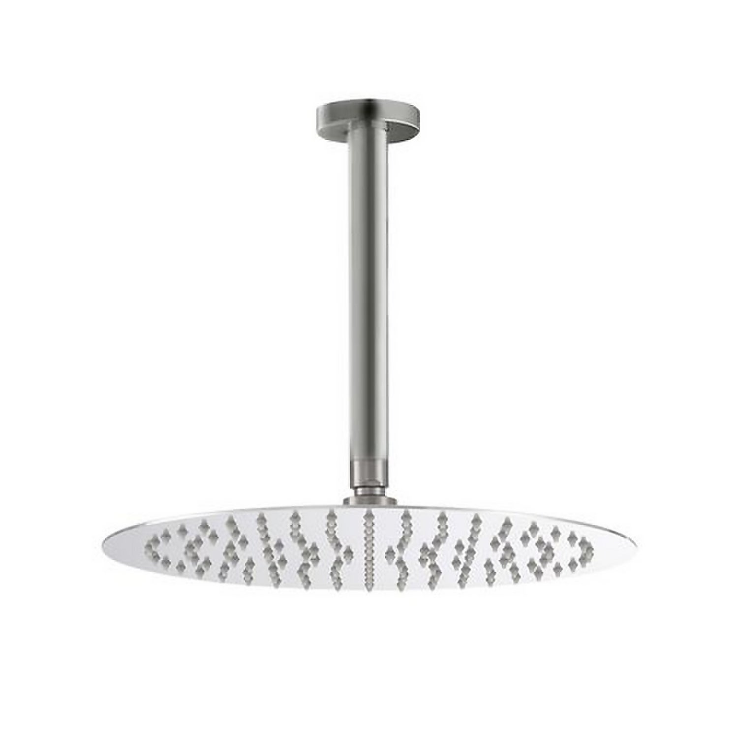 Forge 300mm Shower Head with Ceiling Arm - Stainless Steel